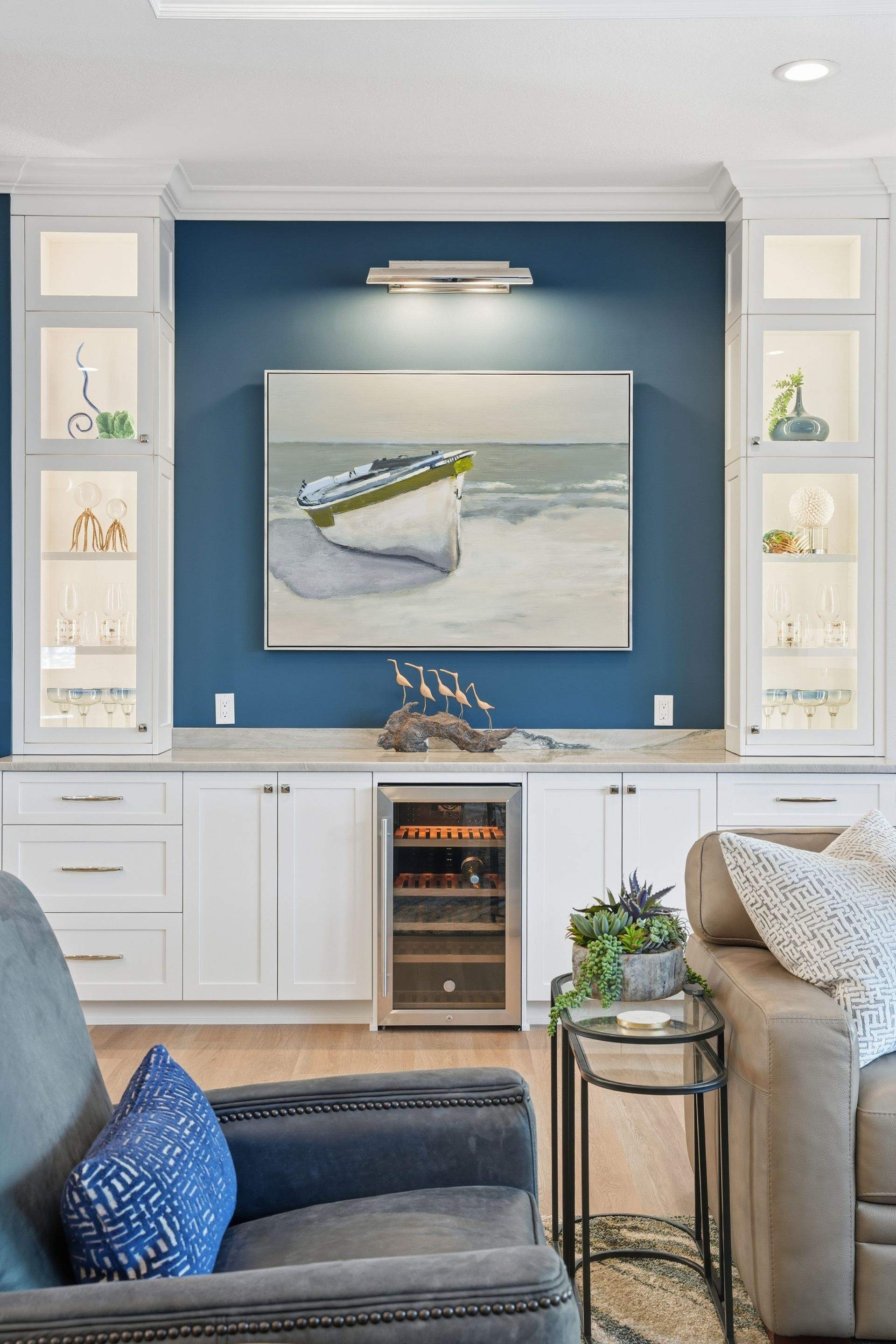 Complete Interior Renovation and Custom Cabinetry in Naples, Florida by A & E Construction of Florida Inc