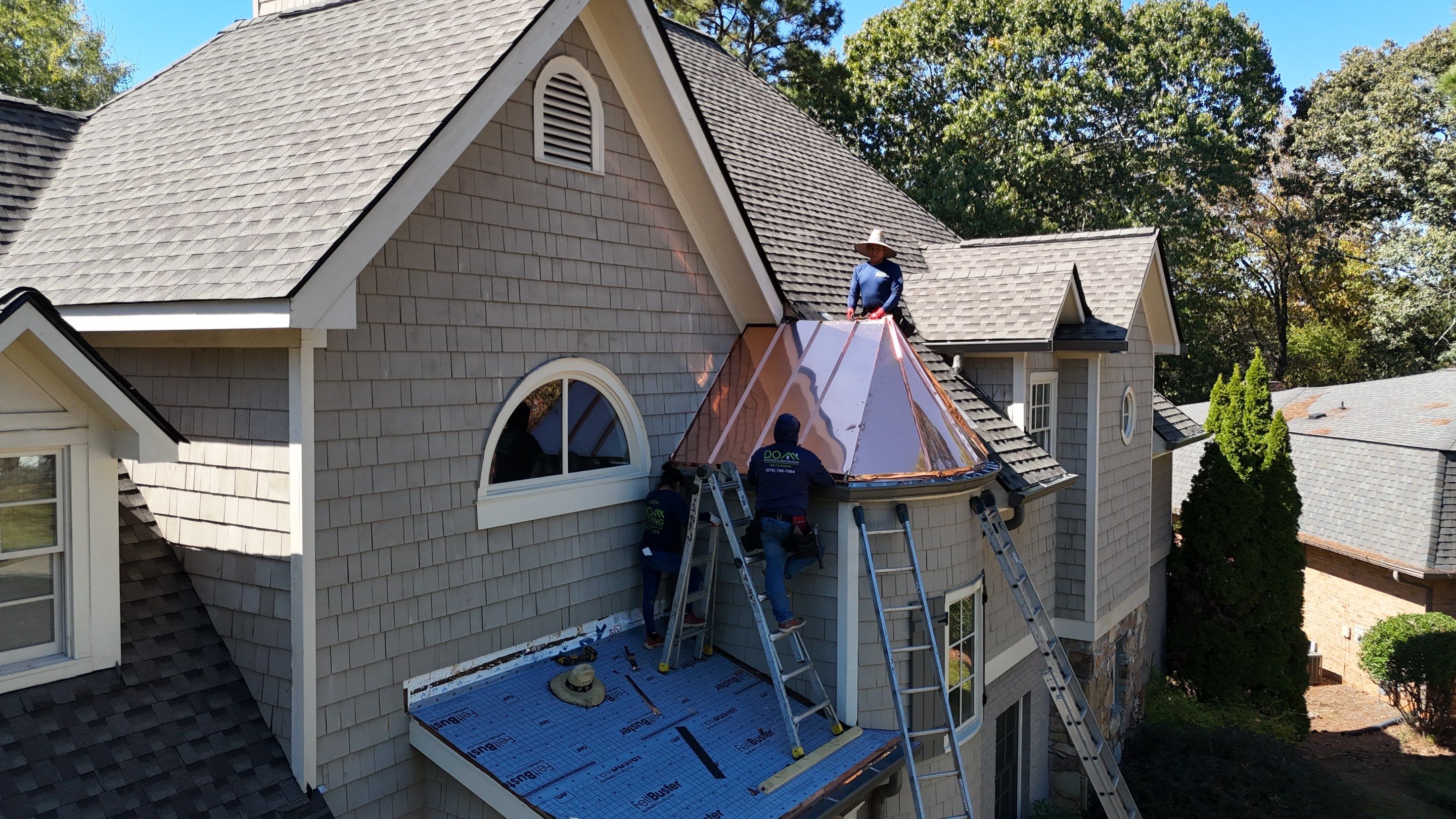 Ball Mill Ct  Dunwoody Roof Replacement  by Dom Roofing & Restoration