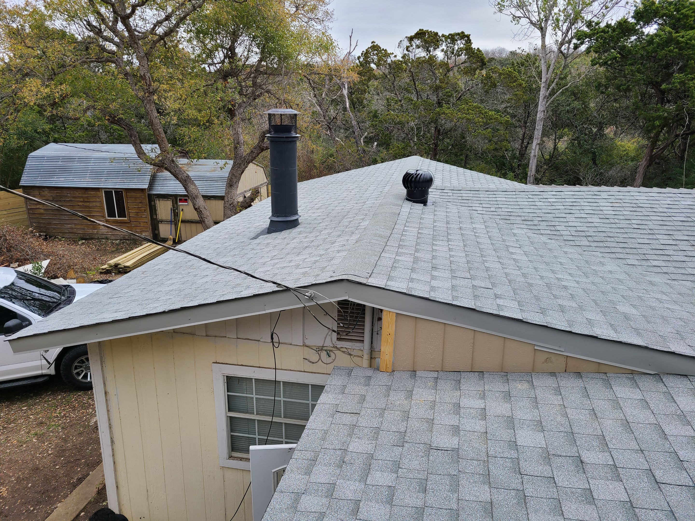 Residential Roofing Installation using ATLAS Pinnacle Pristine Shingles by Harvey Roofing & Construction