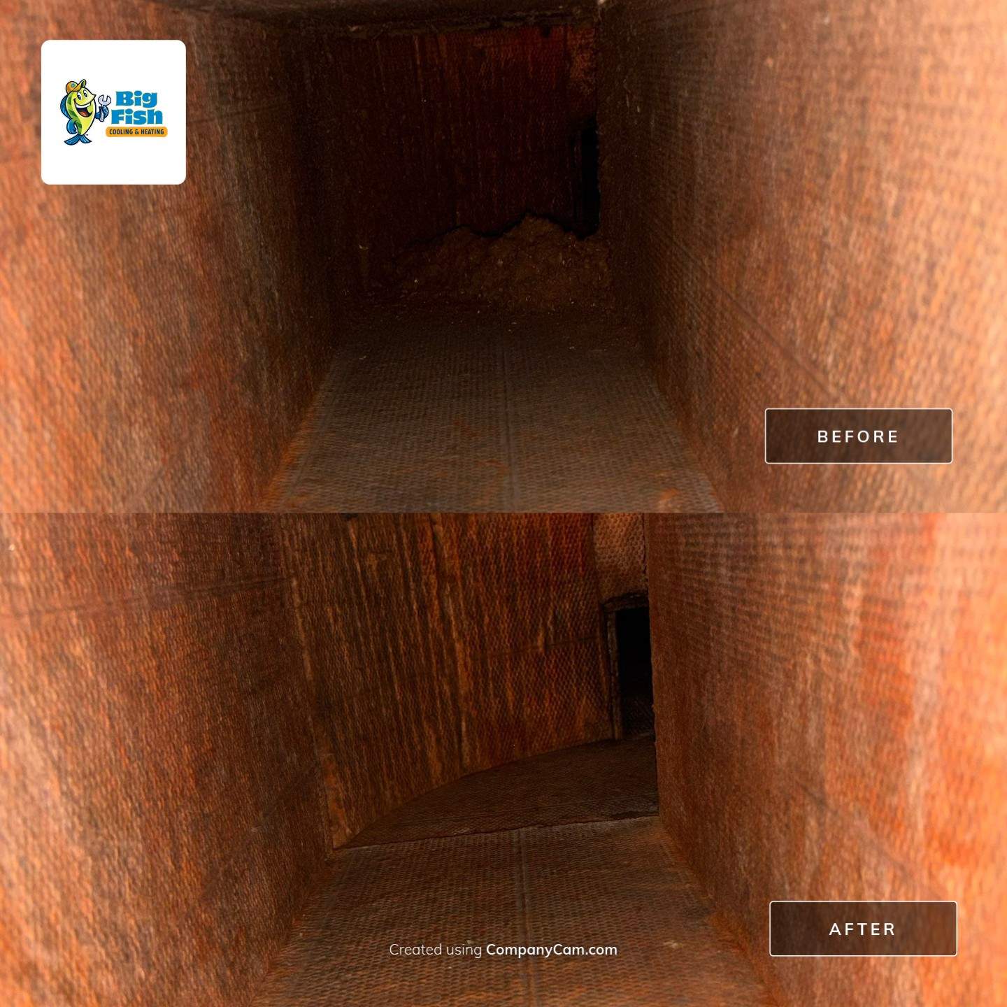 Duct Cleaning - DEAD RODENTS! by Big Fish Cooling & Heating