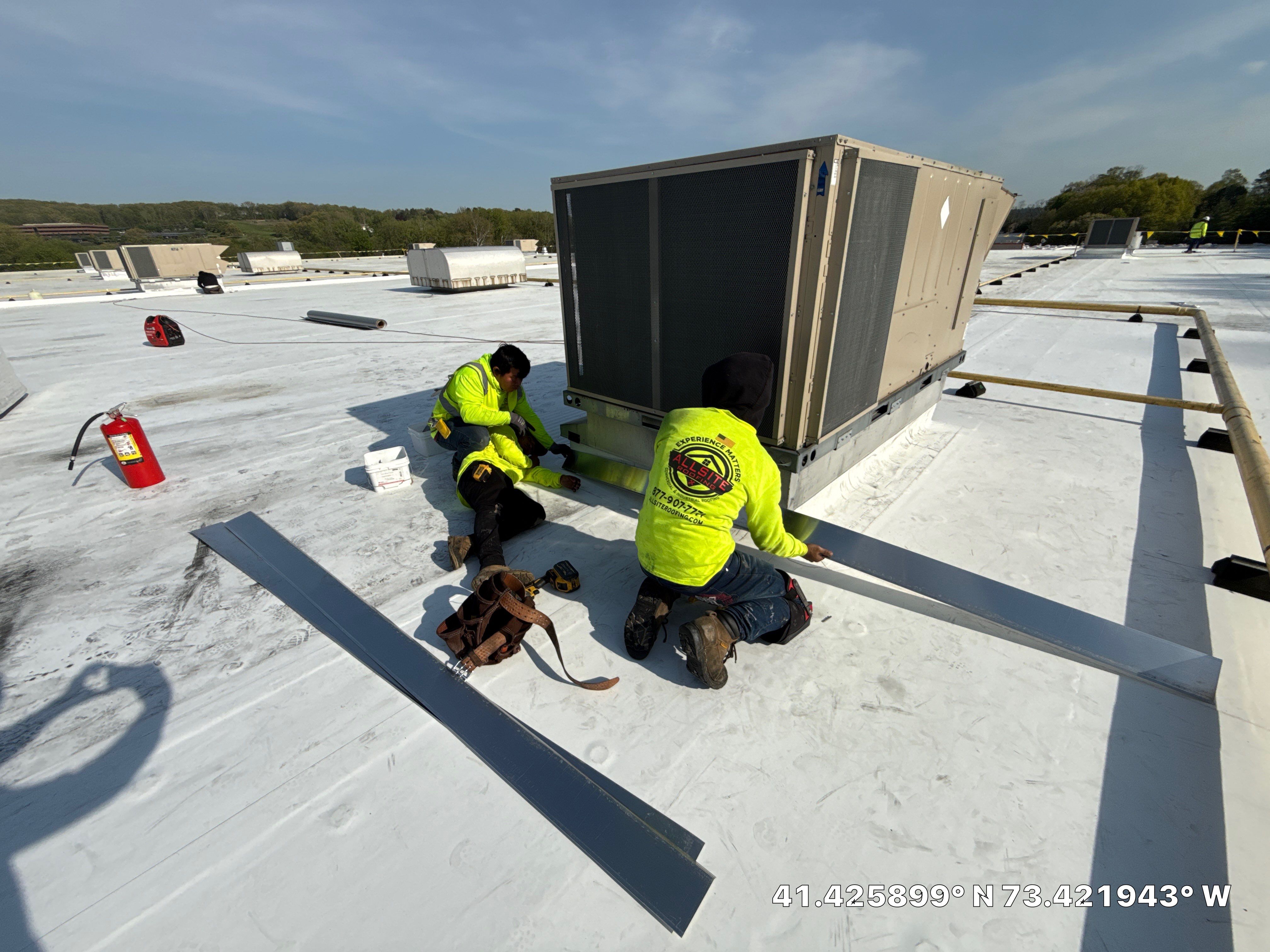 Commercial TPO Roof Replacement by All Site Roofing