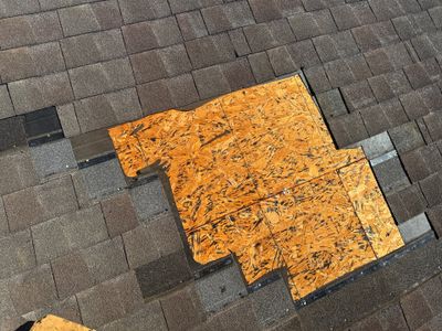 Hail Damage using Owen's Corning Duration (Lifetime) Shingles