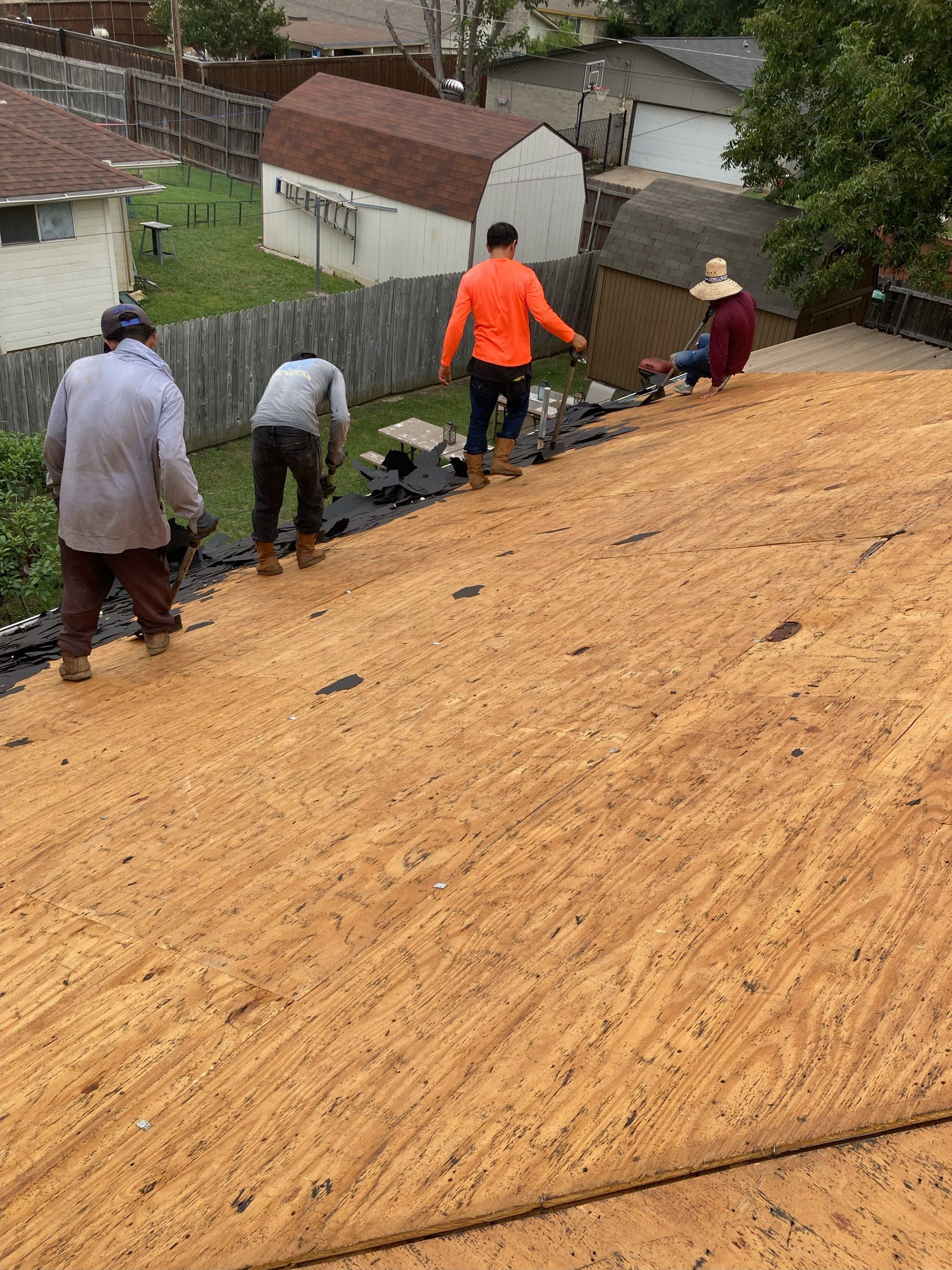 Project in Grand Prairie by Rhino Roofing and General Contracting, LLC
