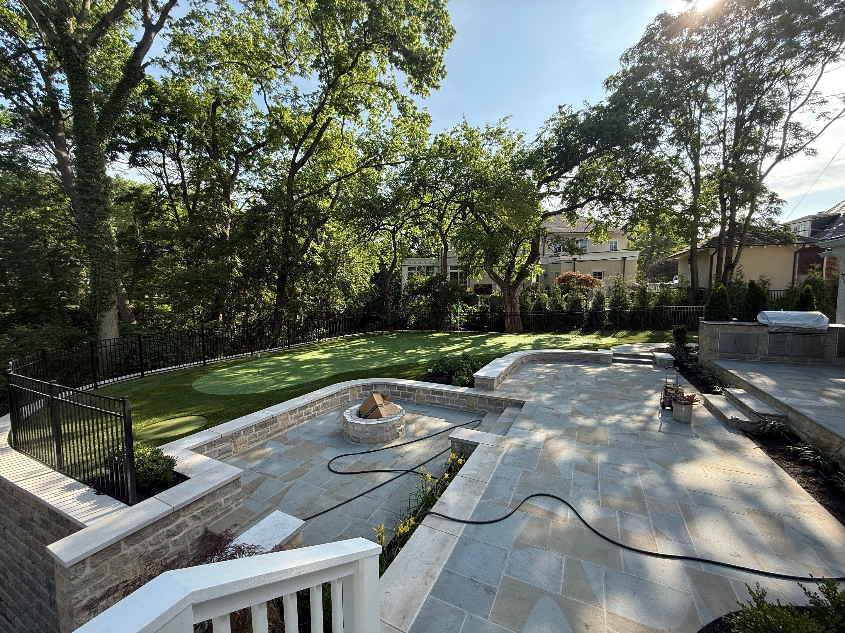 Residential Luxury Golf Green in Upper Arlington, OH by Southwest Greens Midwest
