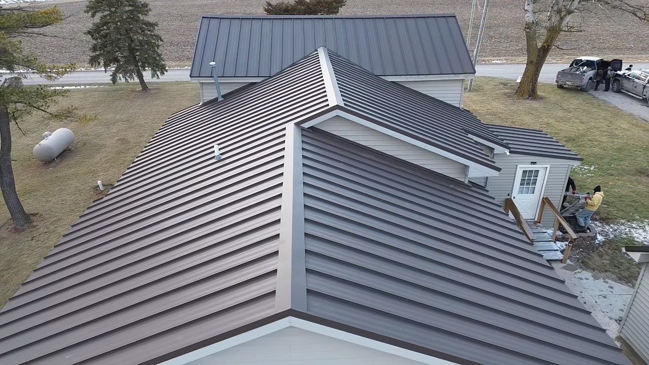 Standing Seam & Exposed Fastener Metal Roof Installation – Bluffton, IN by 4Ever Metal Roofing