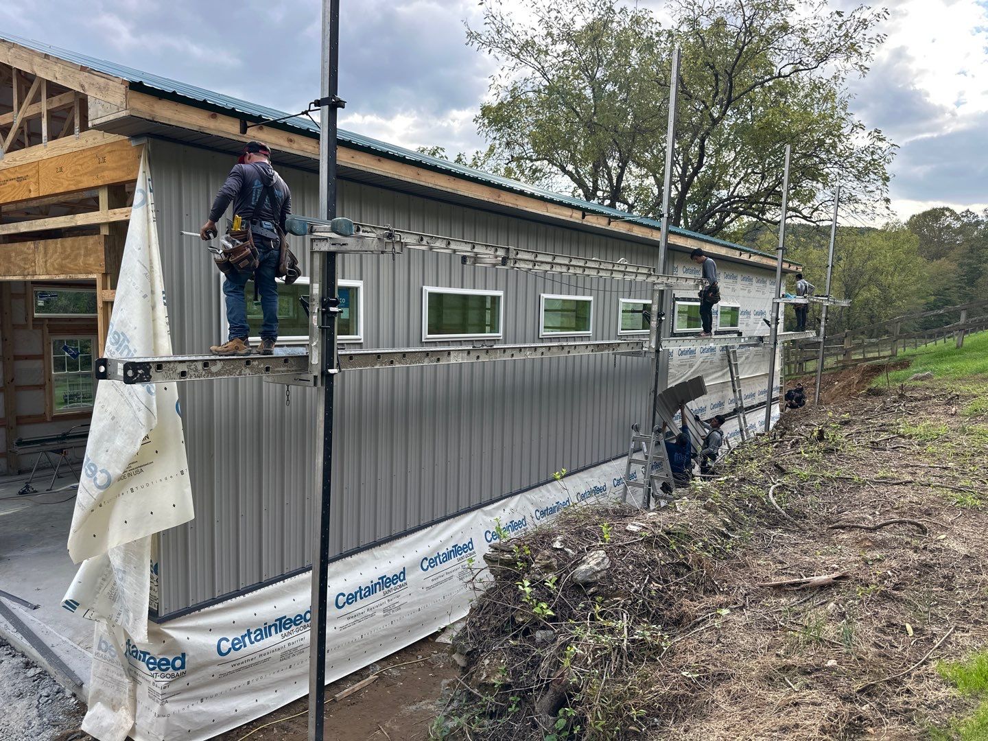 Large Garage Build by Bec Construction Llc