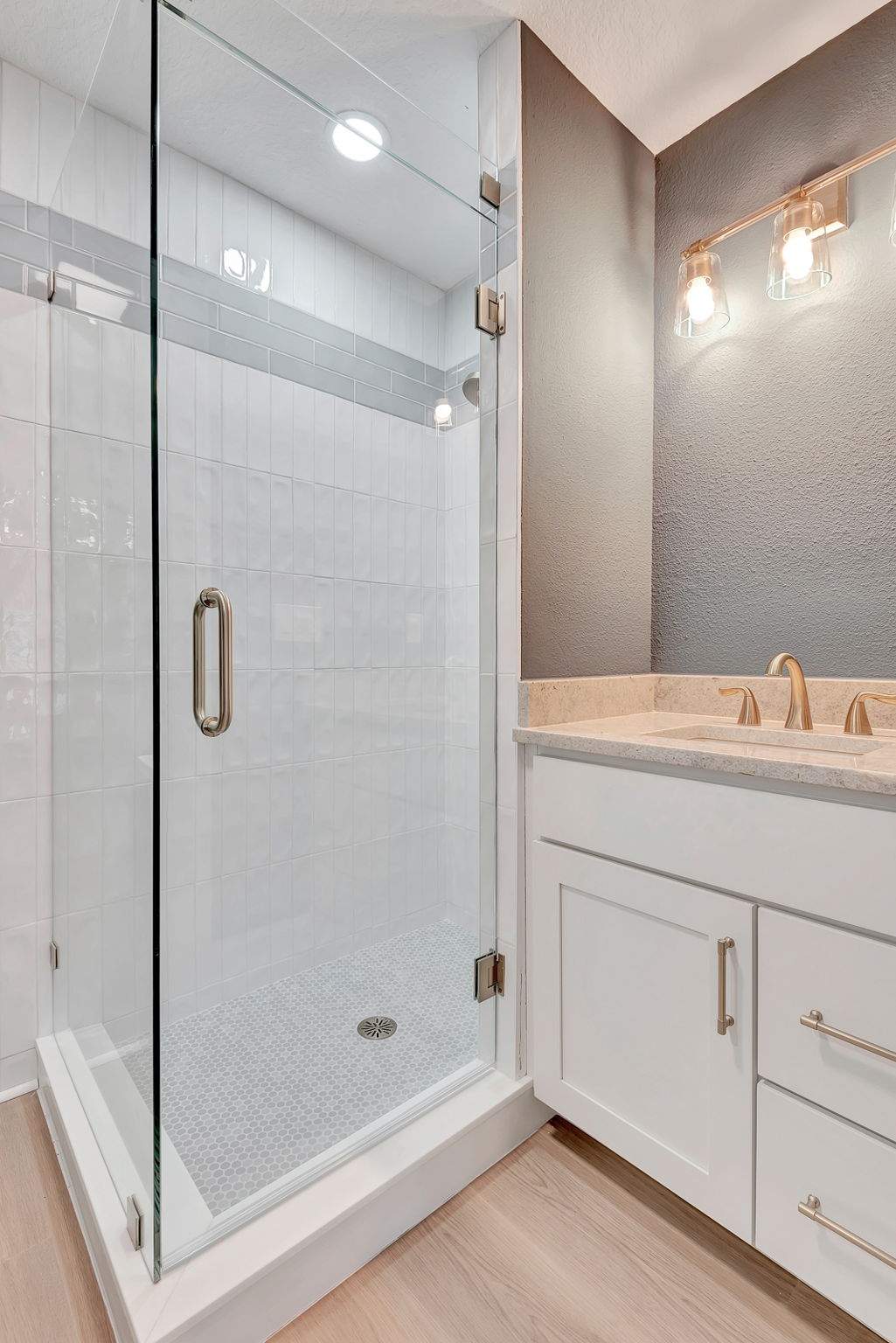 Treasure Island Interior Remodel Featuring Vaulted Ceilings and Custom Cabinetry by Vertical General Contracting