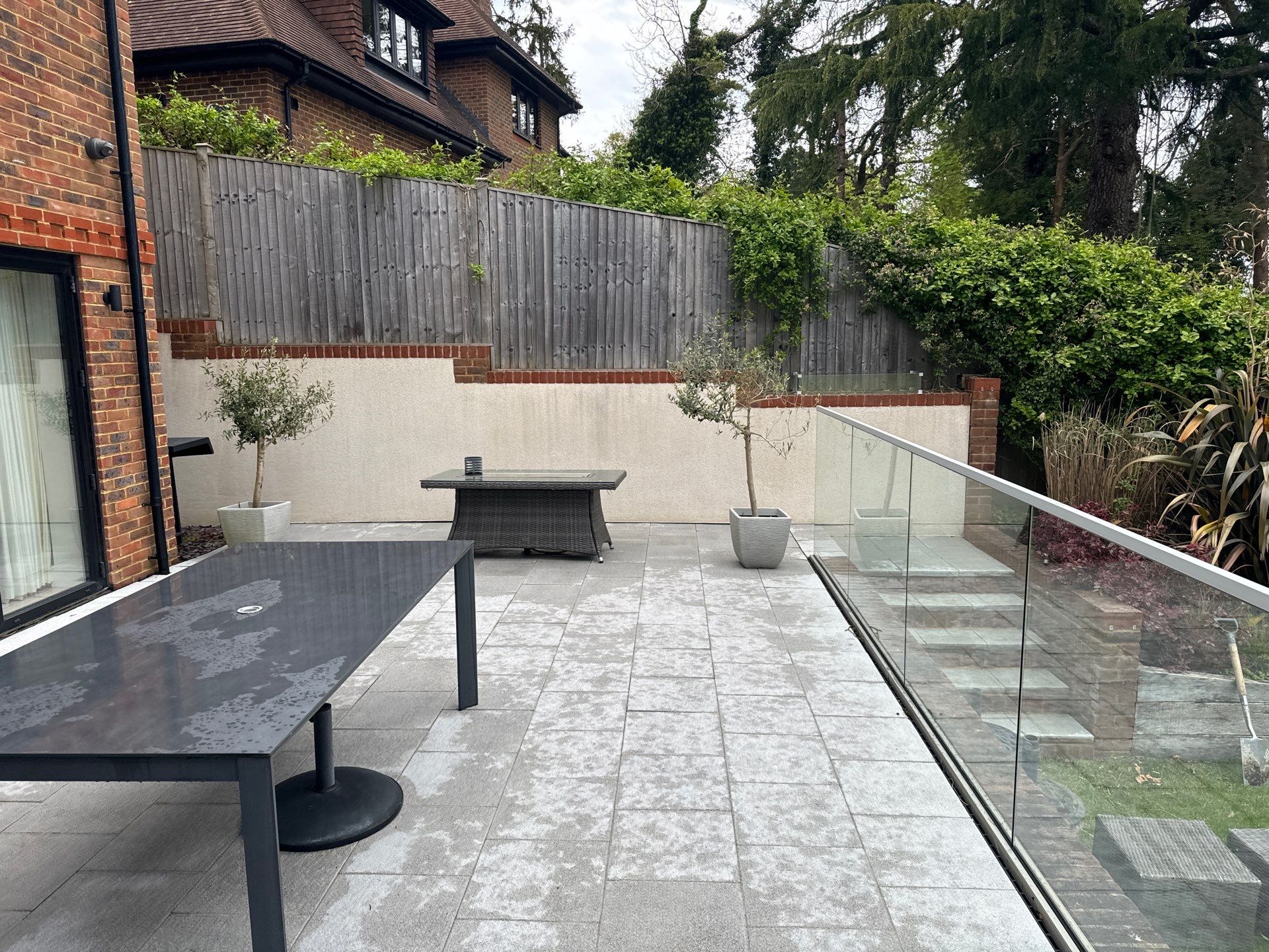 Roof Patio Driveway Clean using Honda 15lpm Low Pressure Washing Machine by Ges Exterior Cleaning ltd