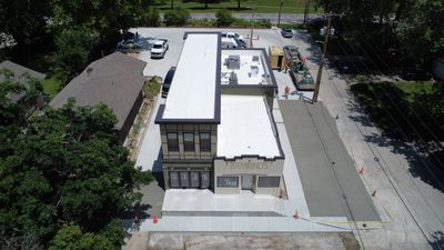 Commercial Flat Roof Install - Single-Ply Membrane