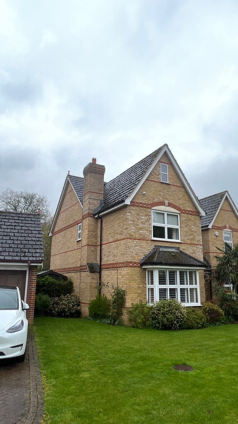 Roof Clean - Biocide Treatment using Honda 15lpm Low Pressure Washing Machine by Ges Exterior Cleaning ltd