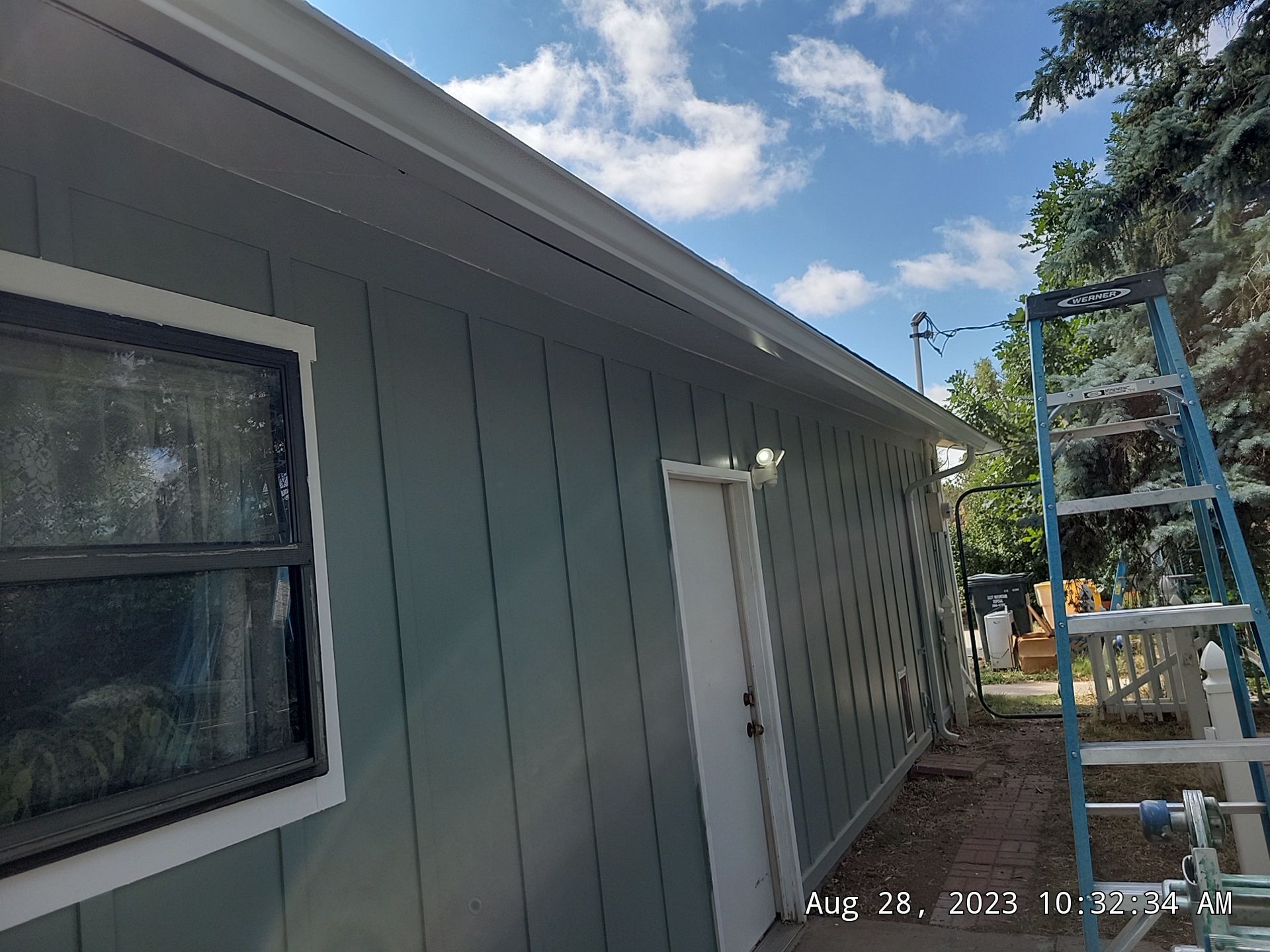 Architectural Shingle Roof Replacement with gutters and downspouts for Edgewood Home by Doyle Roof Masters Inc
