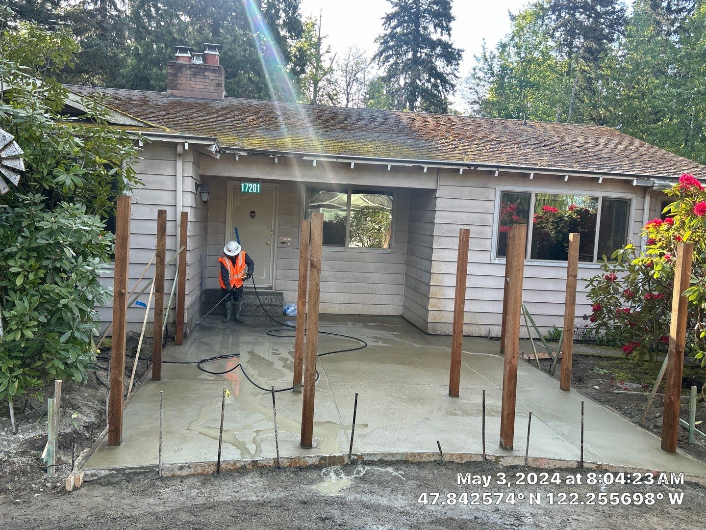 Modern Entry Fence by Jireh Asphalt & Concrete Inc 