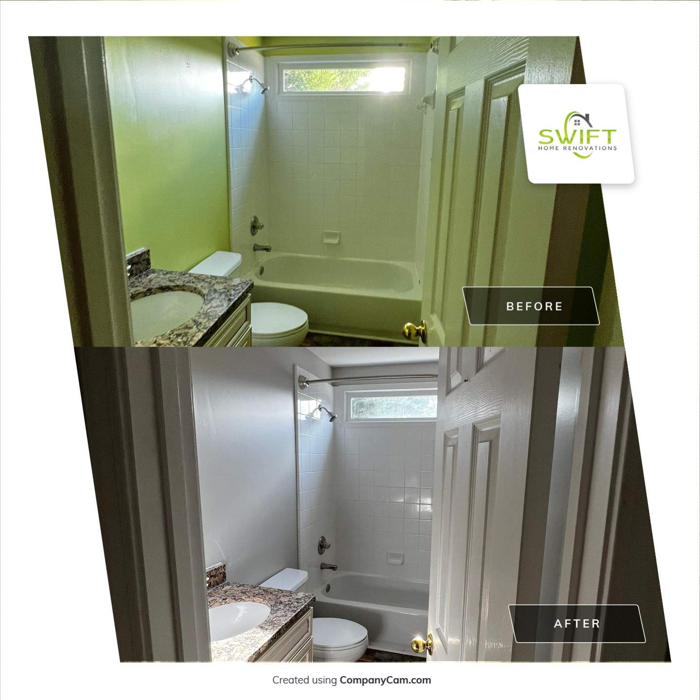 Full Interior Home Repaint and Neutral Color Refresh in Kennesaw by Swift Home Renovations
