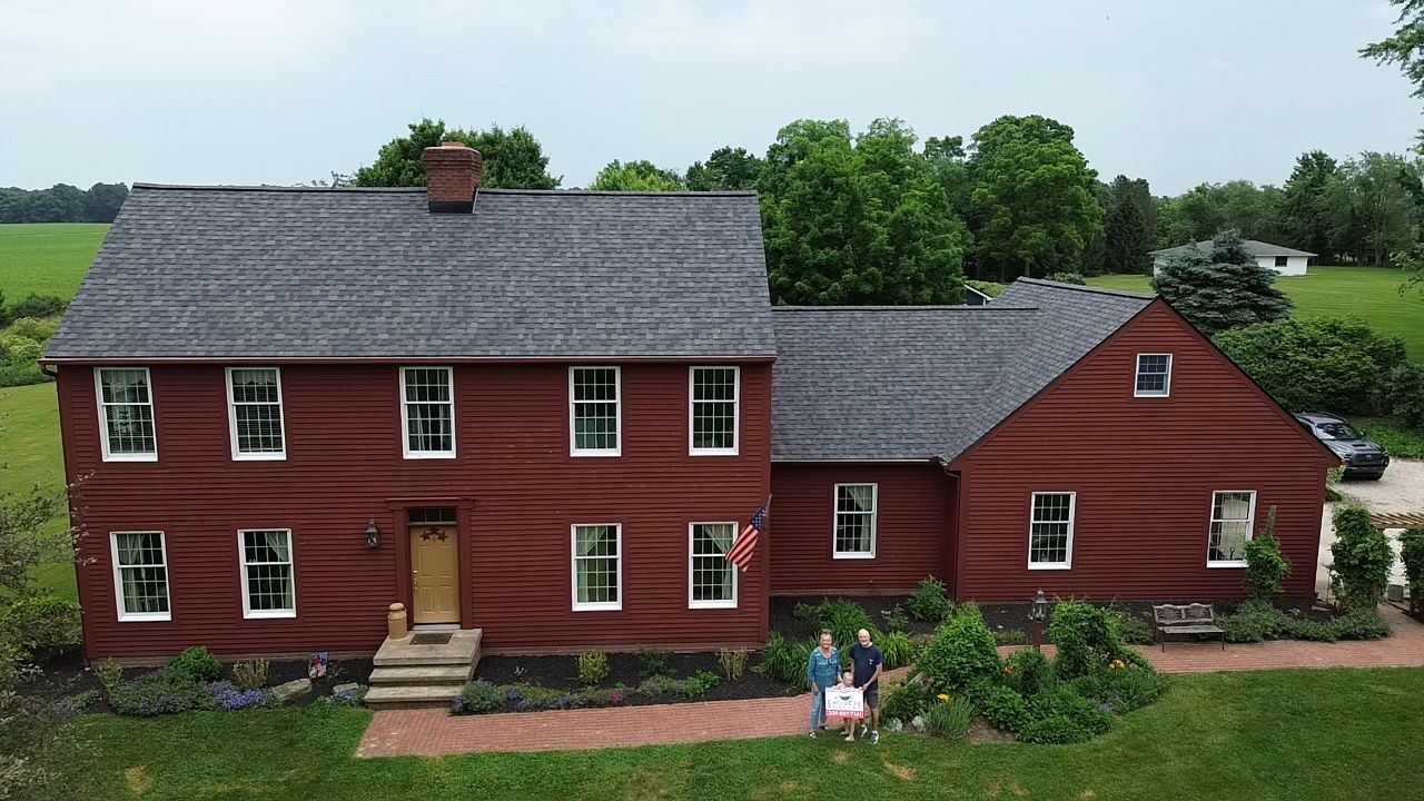 Owens Corning TruDefinition, Color, Estate Gray, Drip Edge, Color, Black by Eagle Eye Roofing