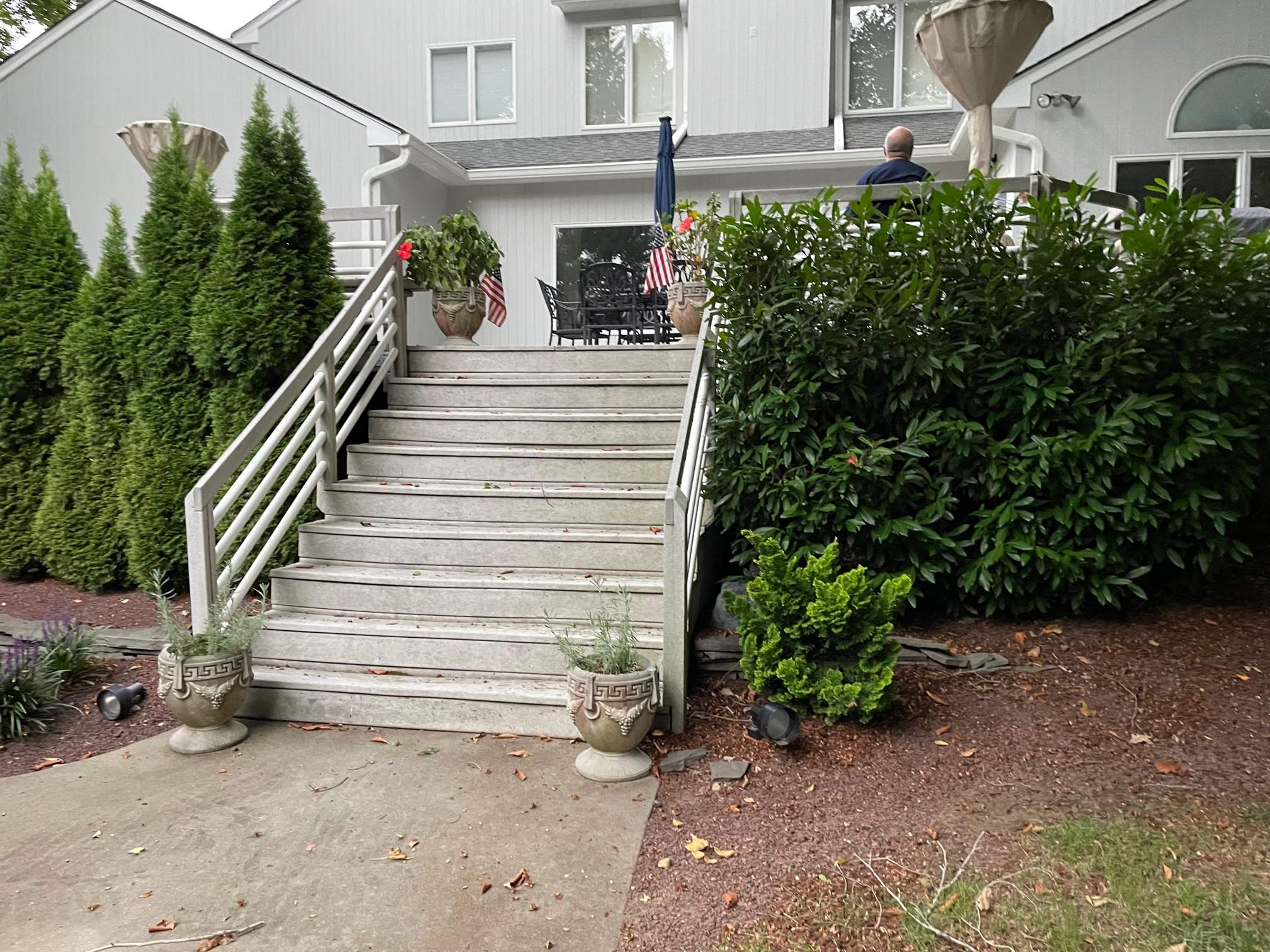 New Deck with Porch In Marlboro by deck guardian