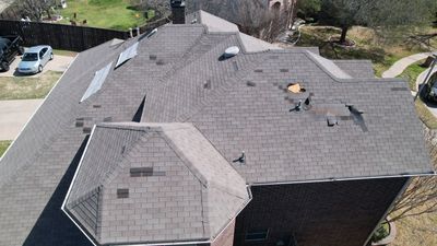 Mesquite Roof Replacement and Fascia Repair for Wind Damaged Home