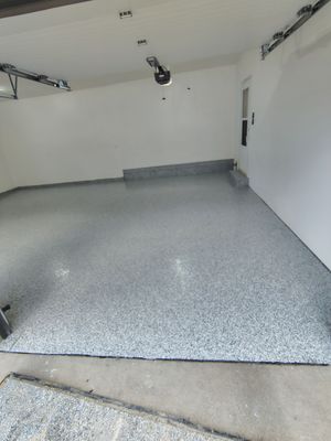 Epoxy Concrete Coating and Garage Floor Restoration in Sioux Falls
