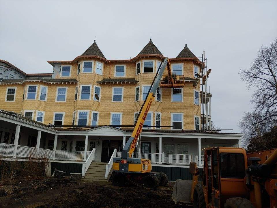 6″ Copper Gutter Installation At The Harbor View Hotel! by Gutter Pro Enterprises