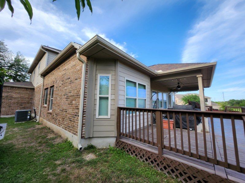 Teak Roof Replacement & Gutter Installation | San Antonio, TX by Ayan Roofing