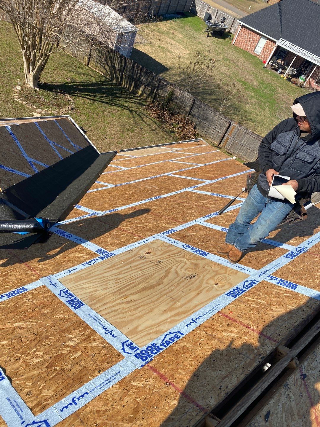 Residential Roofing Installation using Roof Replacement by American Roofing & Construction LLC