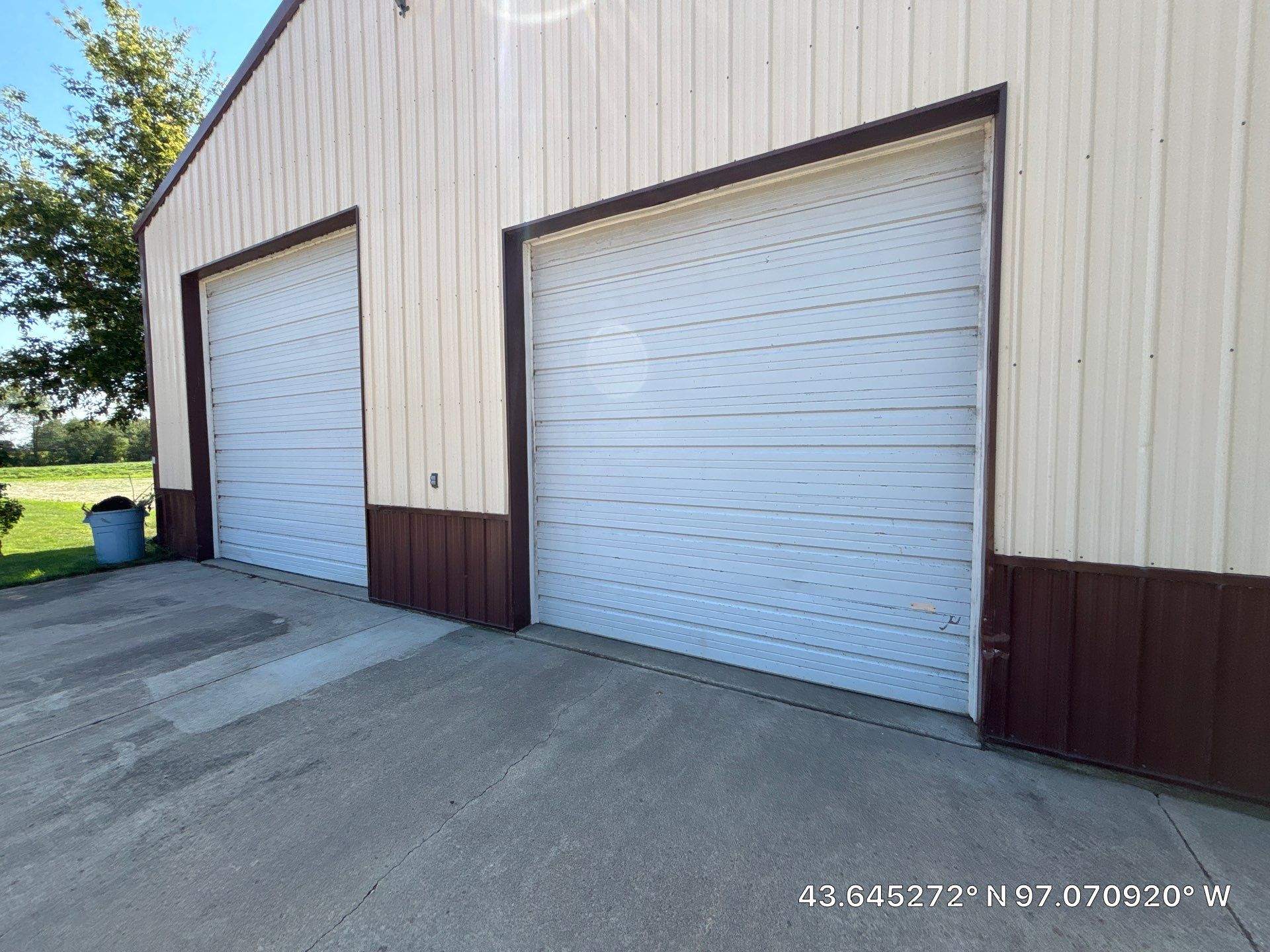 Exterior Painting for Residential Foundation and Metal Shop in Humboldt by Select Painting, Coatings & Garage Cabinets