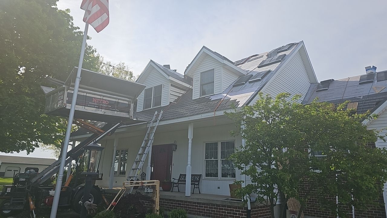Residential Roofing Installation using Euro Shield Beaumount Shake Black by Nitro Roofing and Construction