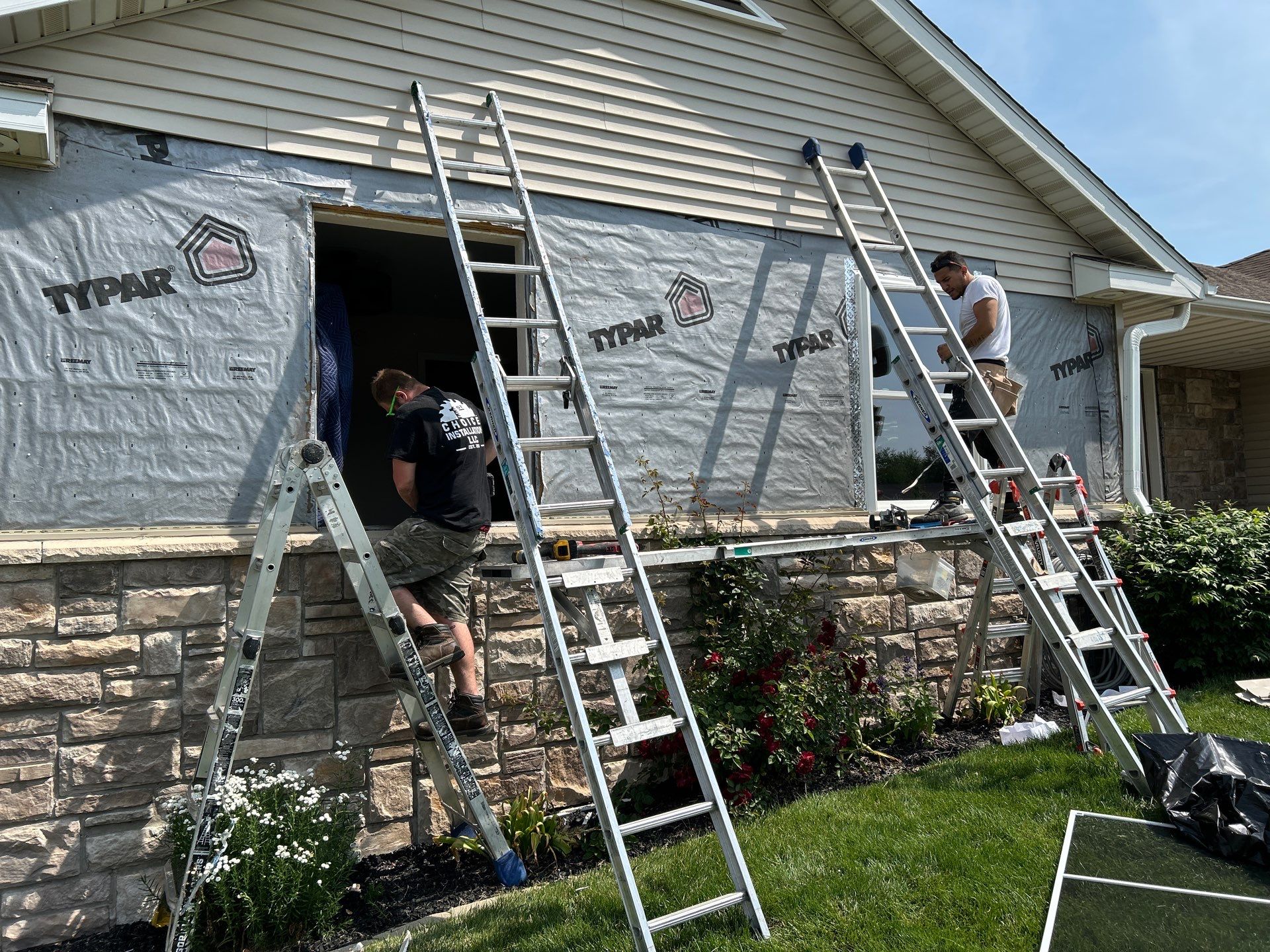 Door and window replacement by United Windows and Siding LLC