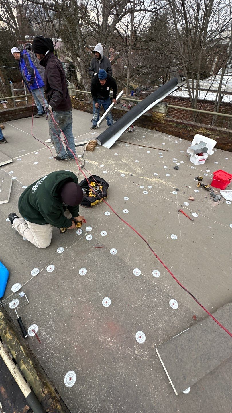 Arlington Flat TPO Roof Installation by RM Banning, Inc.