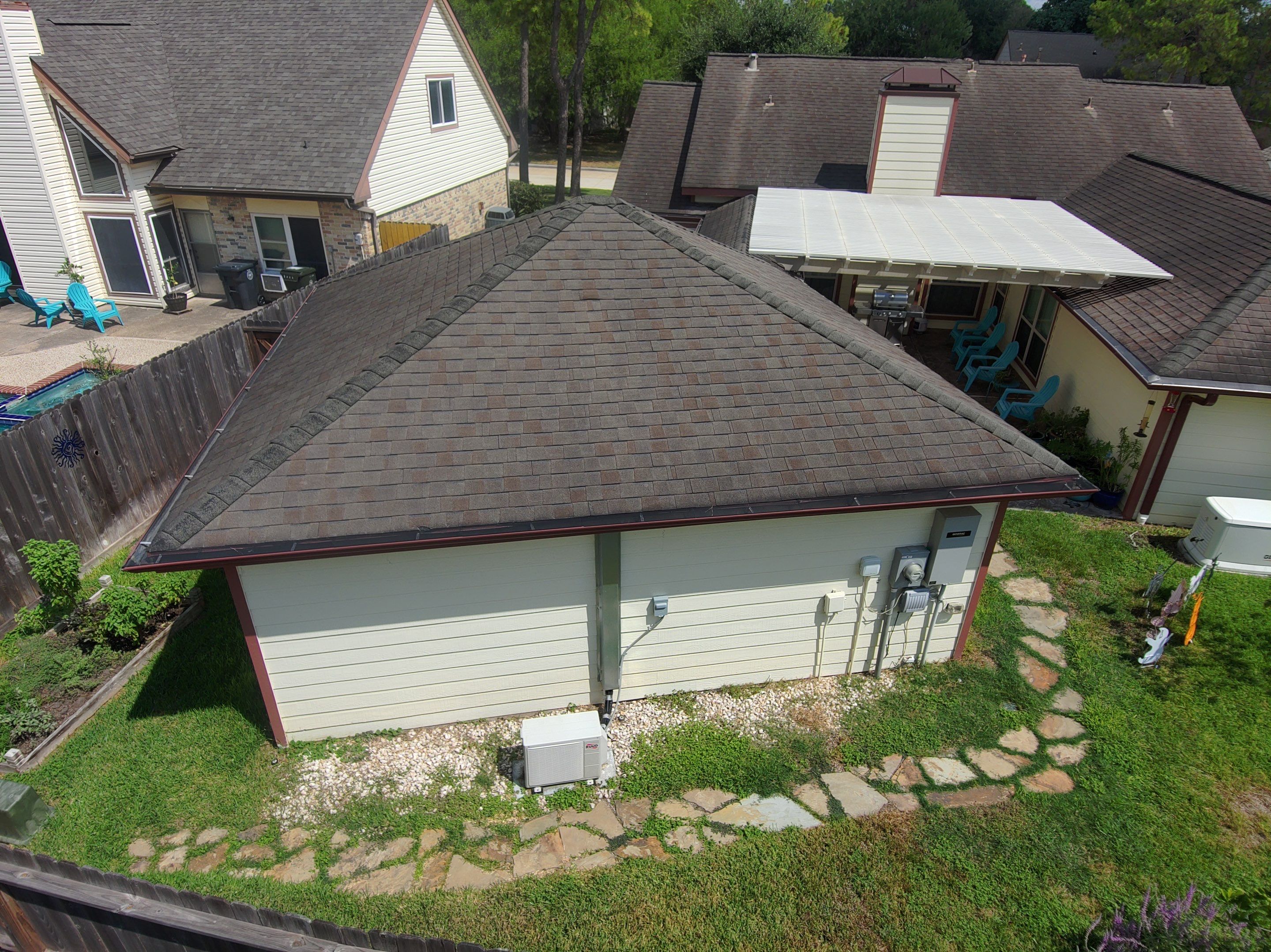 Residential Roofing Installation using Owen's Corning Duration (Lifetime) Shingles by Roof Repair Company