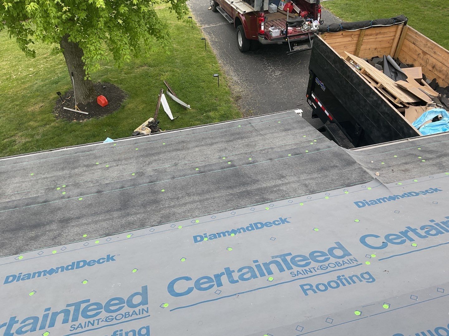 Residential Roofing Installation using CertainTeed Shingles by Alpha Design Services