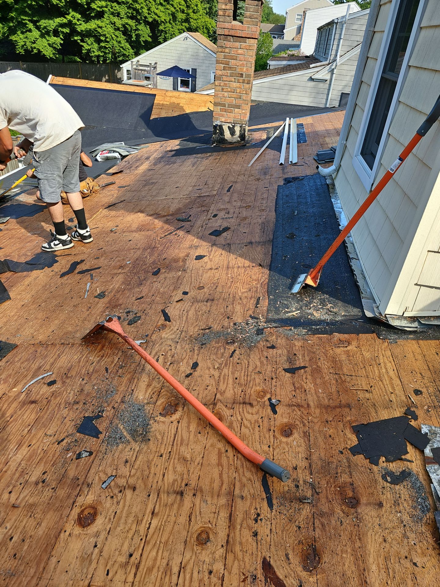 Residential Roofing Installation using Tamko Titan XT - Old English Pewter by A Plus Exterior