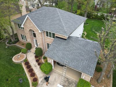 Roof, gutters and chimney flashing