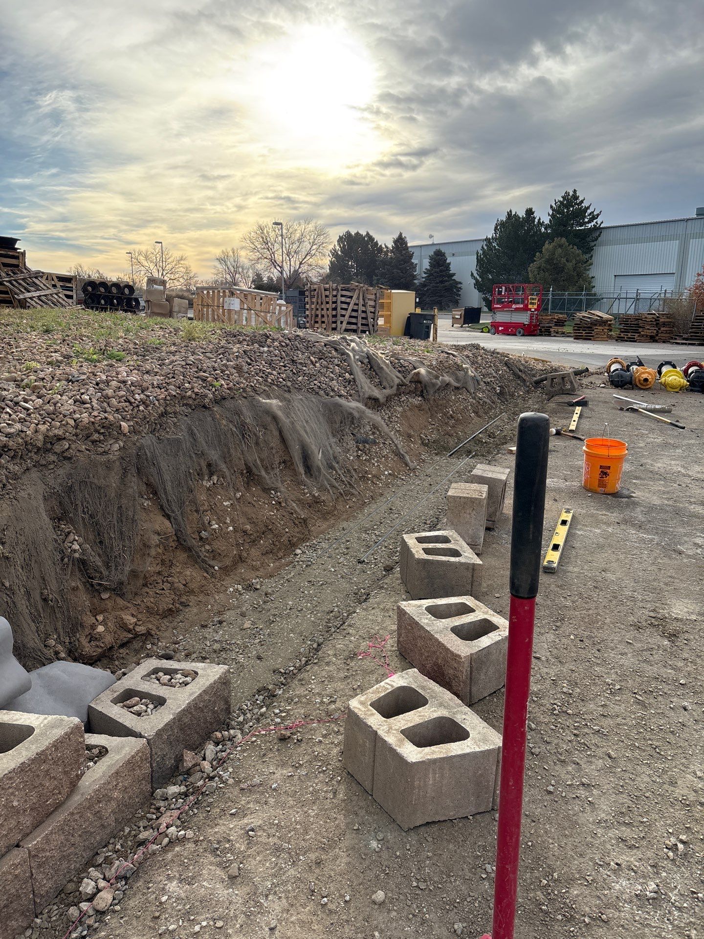 Retaining Wall Rebuild in Aurora by JRM landscape & design