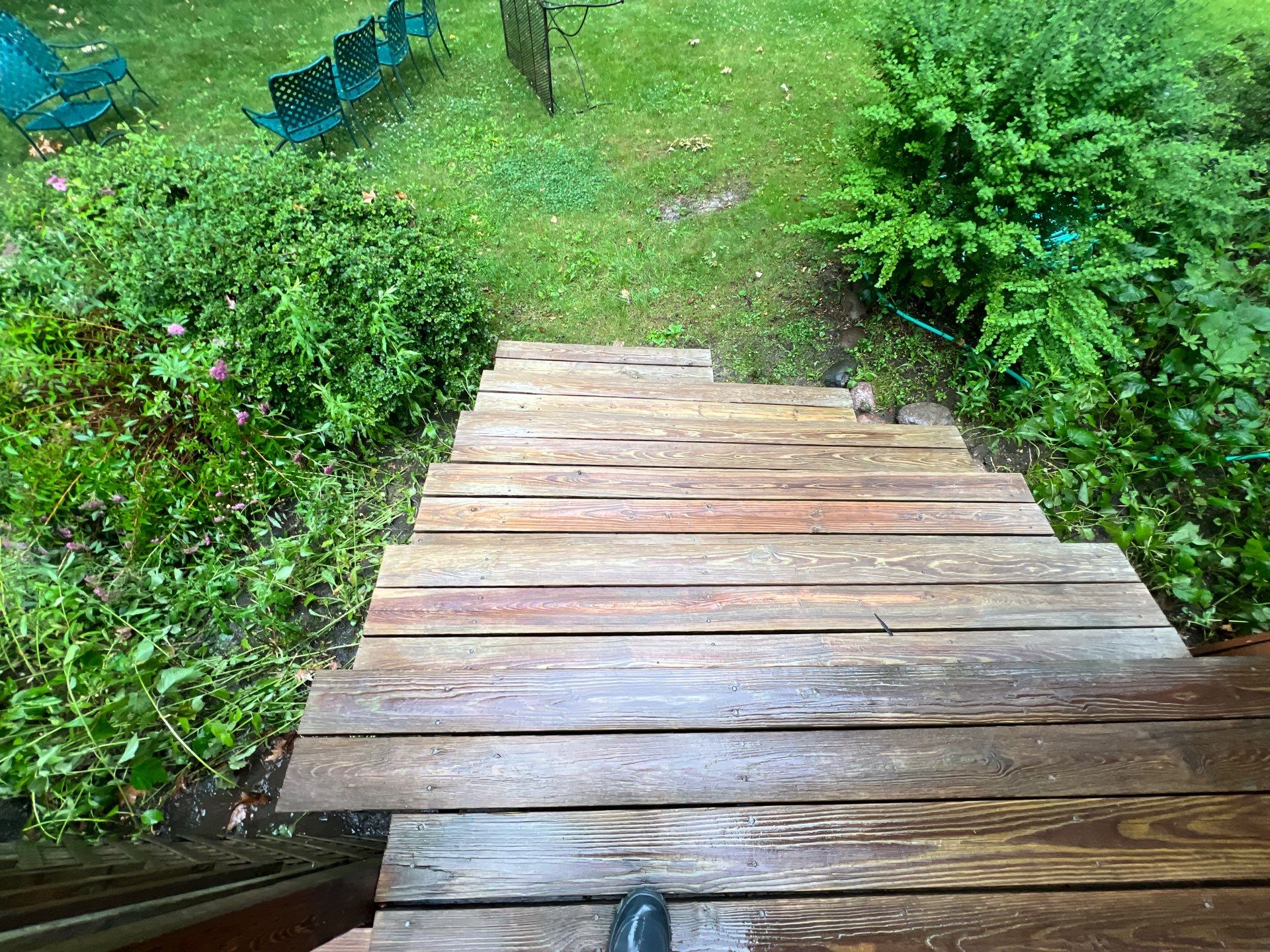 Deck, Patio, and Tennis Court Cleaning by Northern Power Washing LLC.