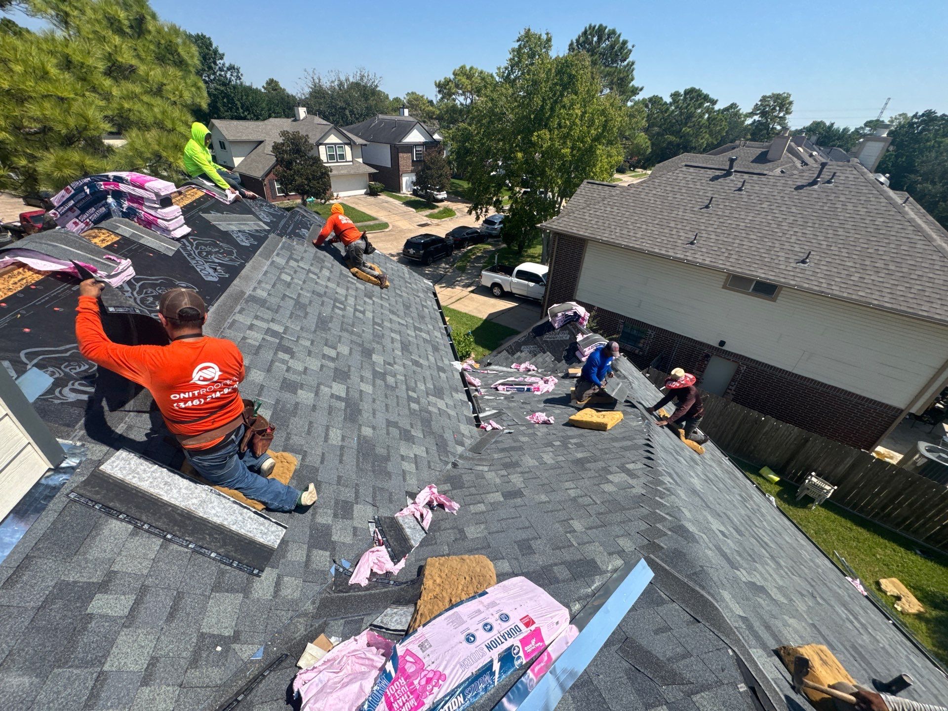 Residential Asphalt Shingle Roof Replacement in Houston, Texas by Onit Roofing LLC