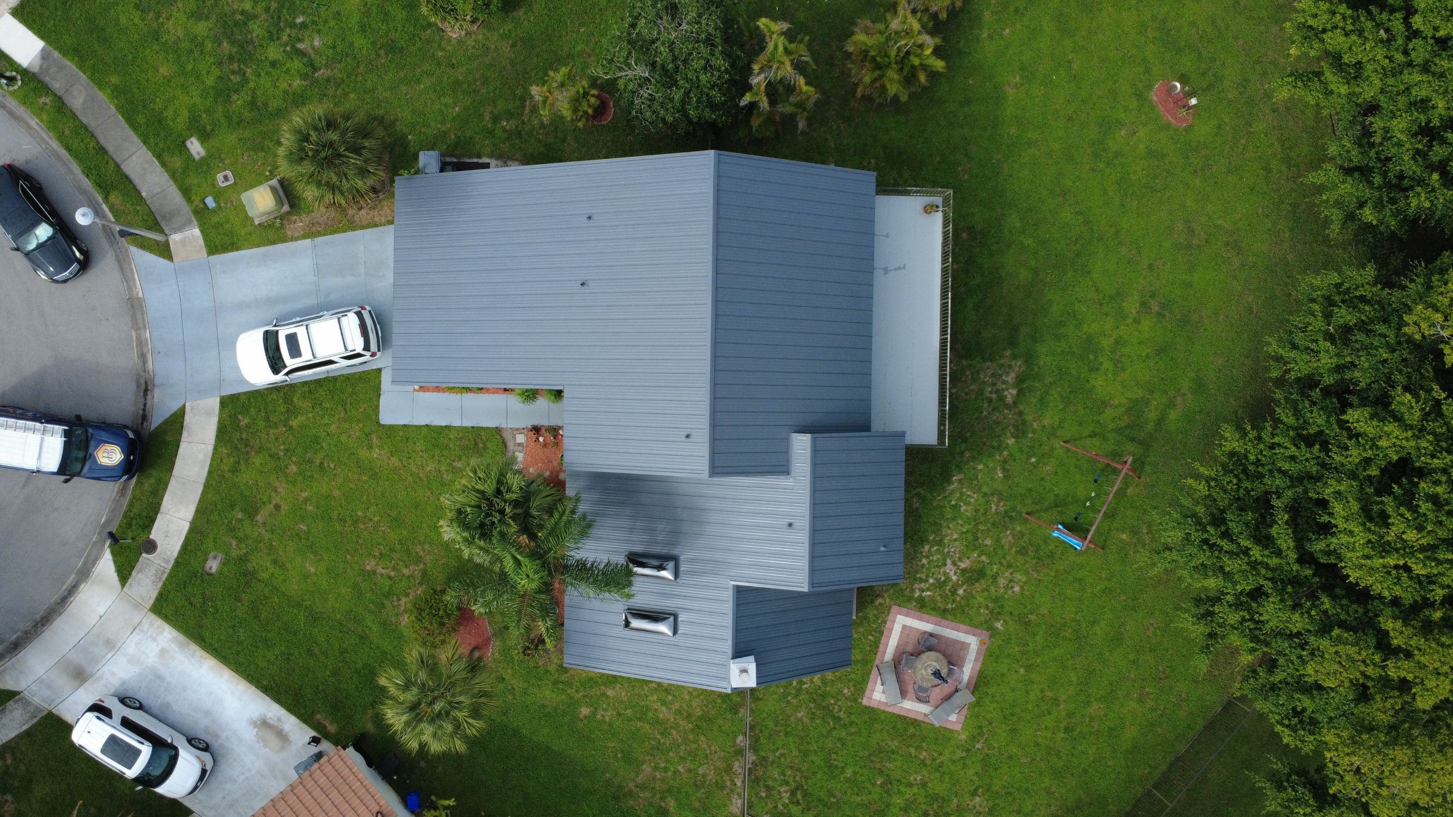 Residential Remodel using 1" Nail strip metal roof by BLUES BROTHERS ROOFING