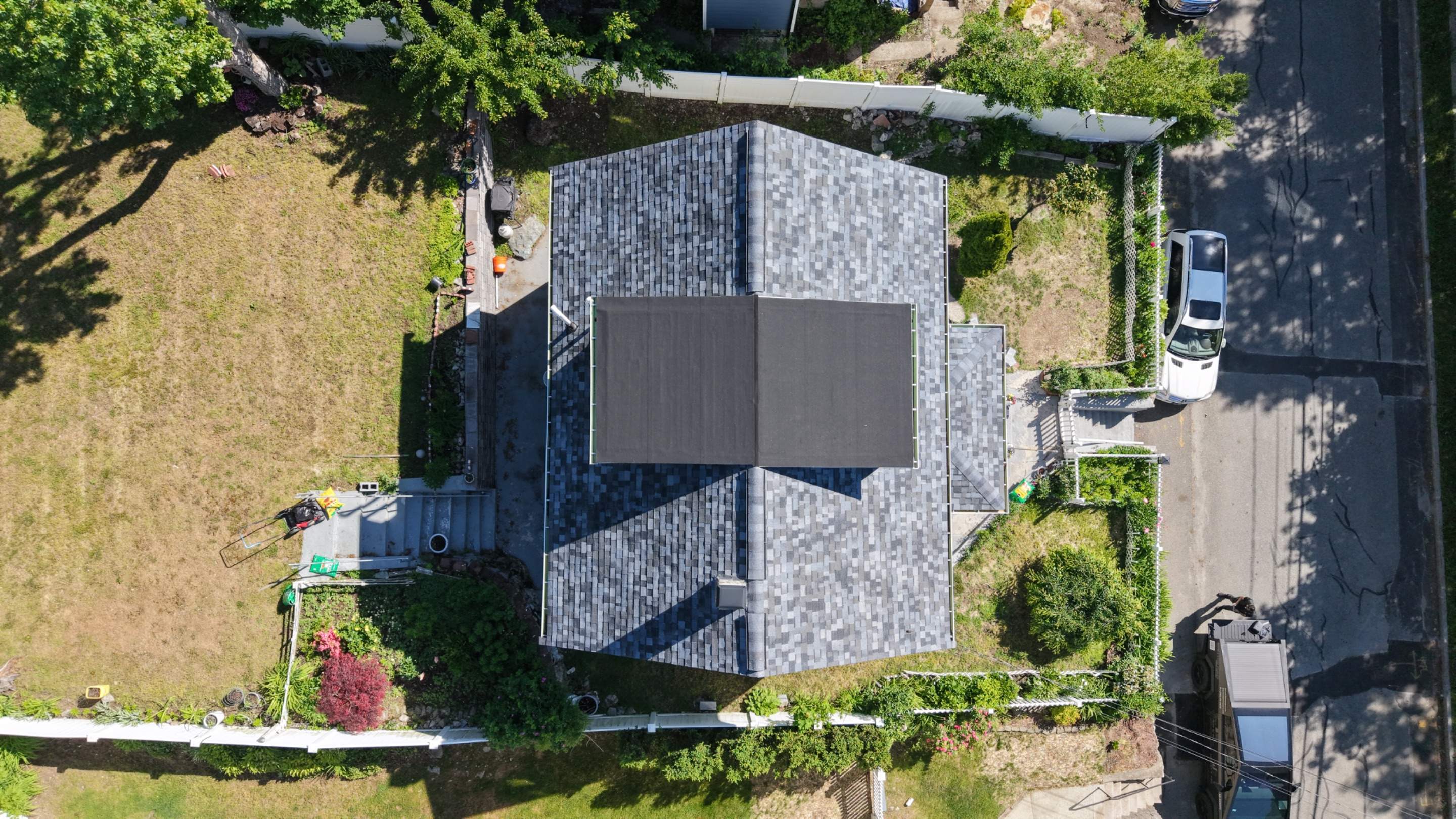 Full Roof Replacement in Dedham, MA – Owens Corning Duration Designer, Pacific Wave with EPDM Flat Dormer by JOHNNYS PRO
