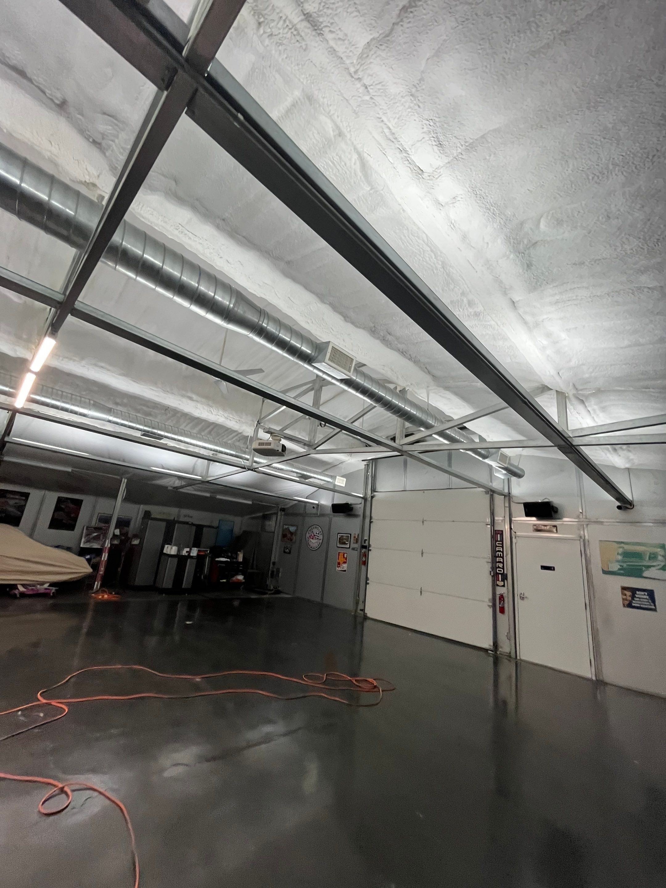 Sunnyvale Tx, Close cell spray foam custom garage  by Apex Insulation Solutions