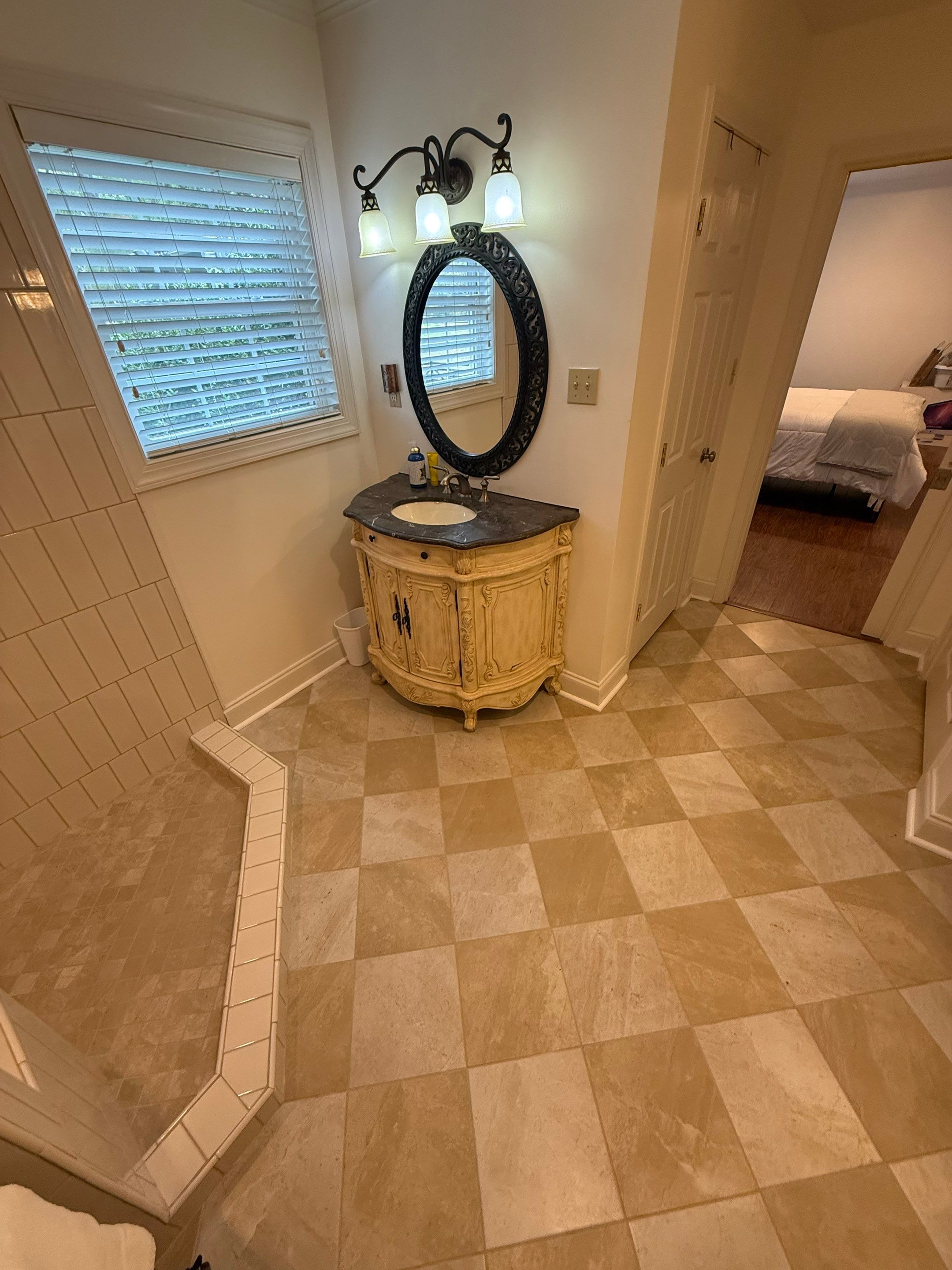 Master Bathroom Remodel by Knockout Flooring LLC