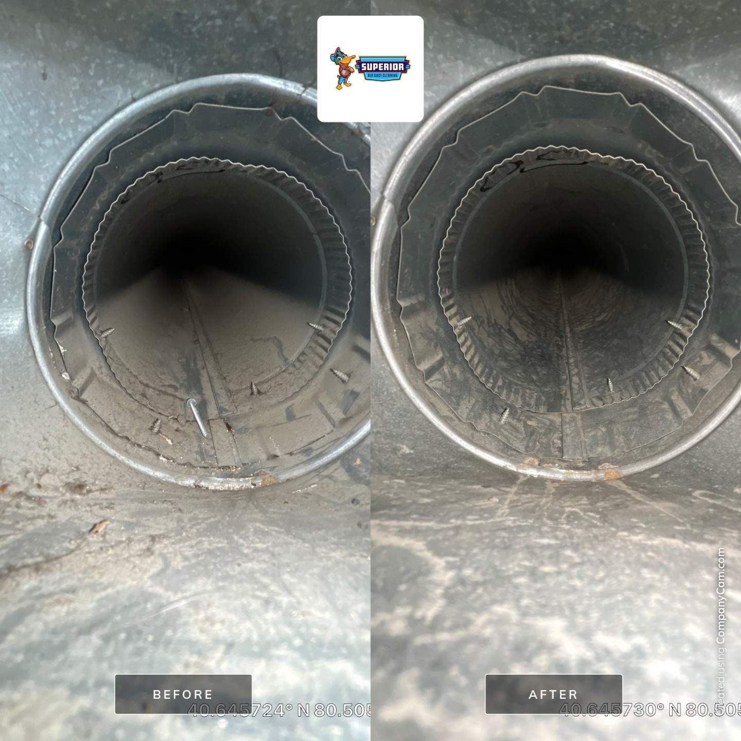 Air Duct Cleaning With a Vacuum Truck in Midland, PA by Superior Air Duct Cleaning
