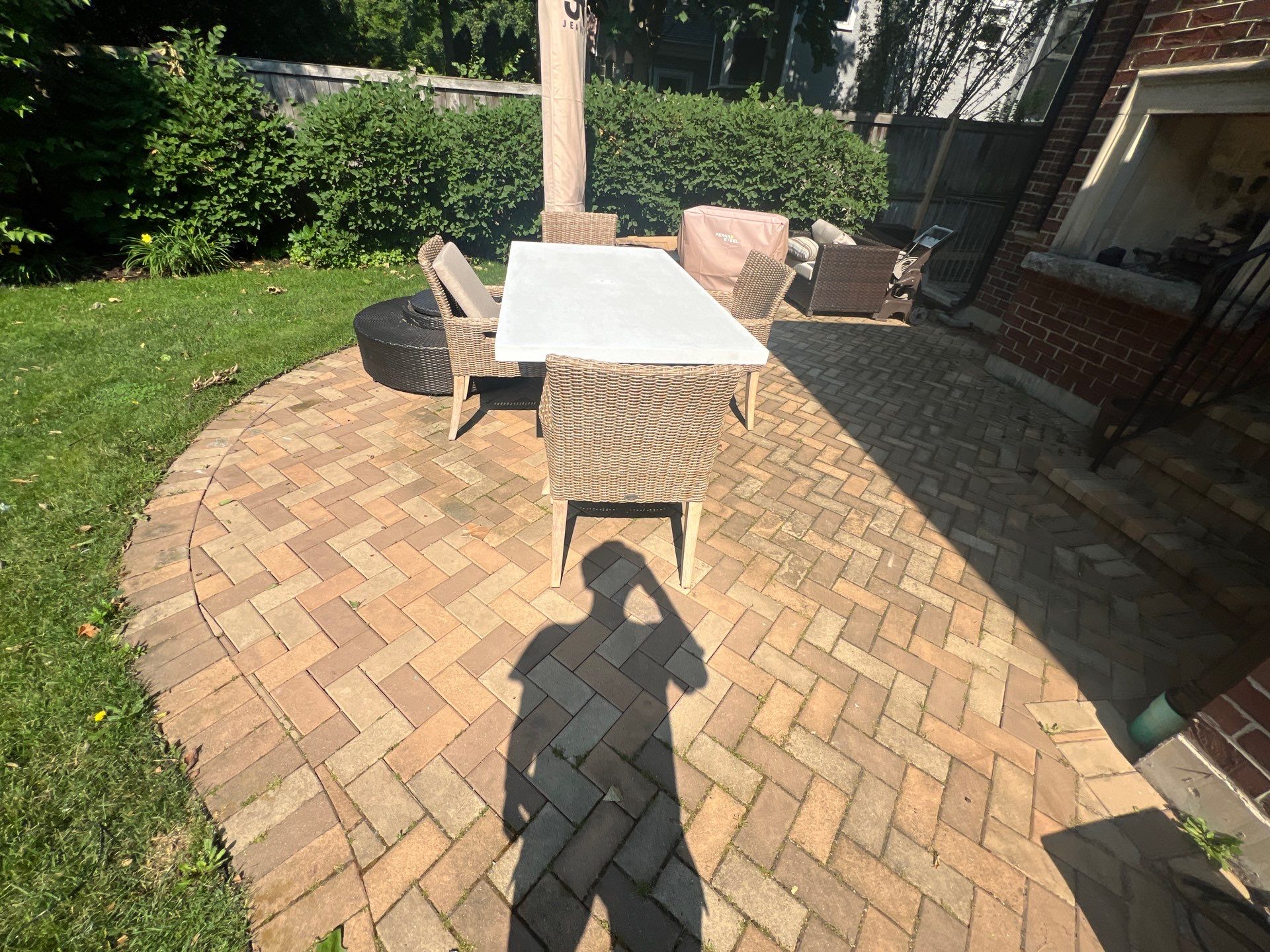 brick paver repair  using Structure bond Techniseal by Northern Power Washing LLC.