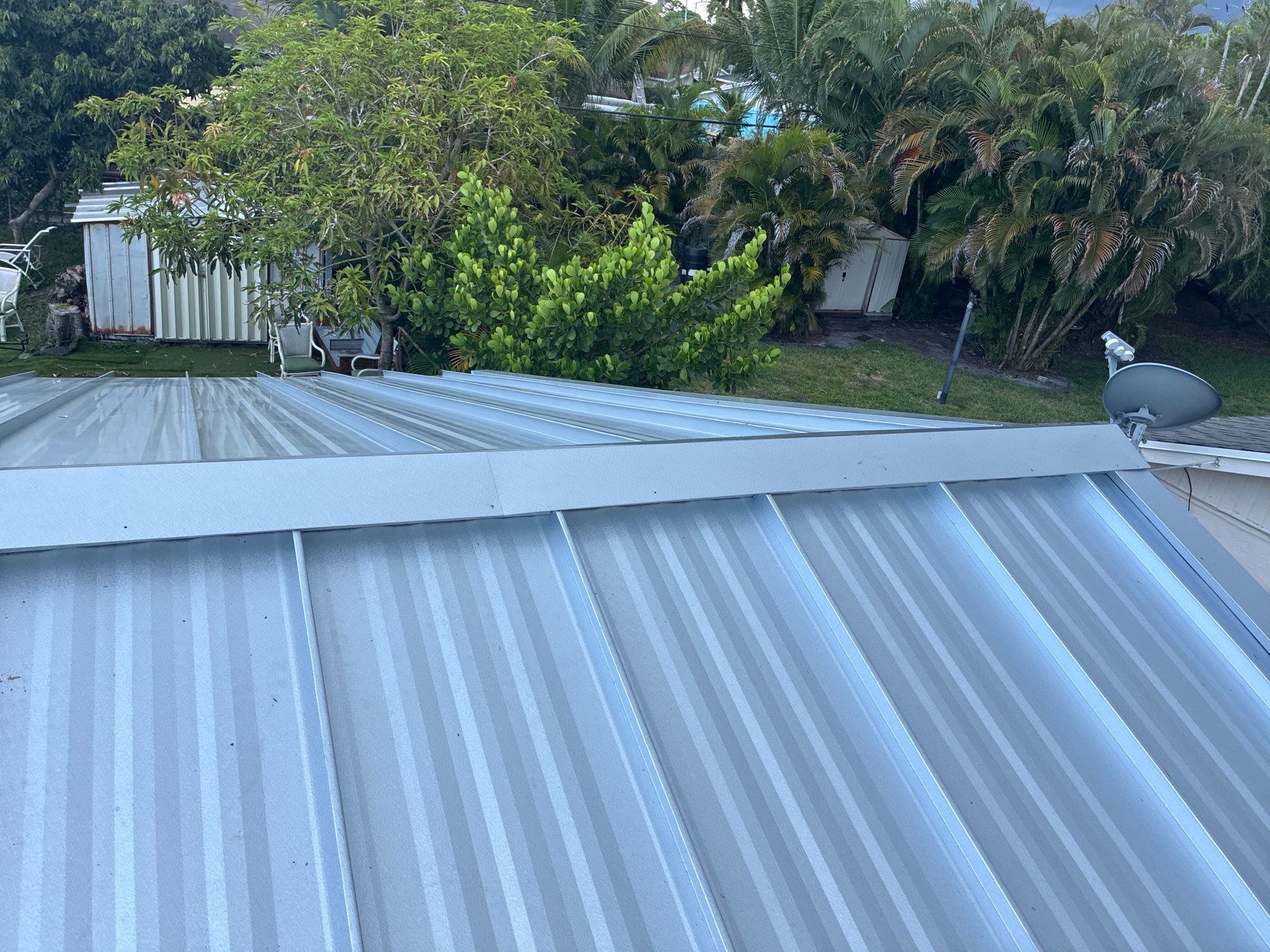 26ga 1.5" Mechanical Seam Mill Finish  by Total Roofing System The Metal Roof Experts