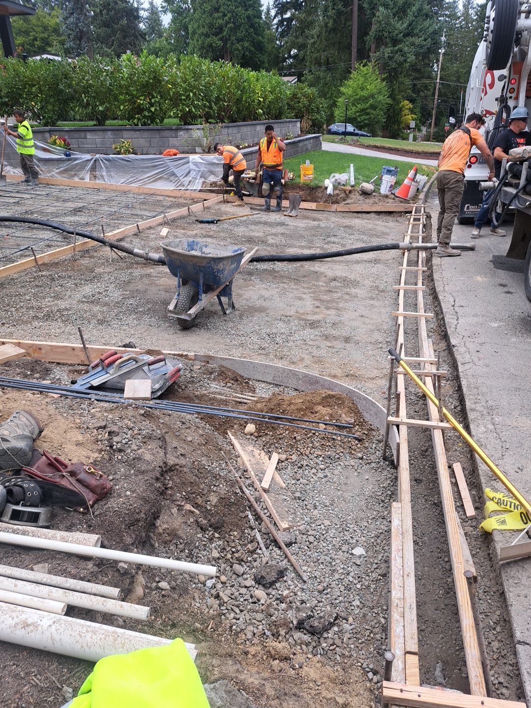 Bruce | Broom Finish Driveway, Concrete Project by Jireh Asphalt & Concrete Inc 