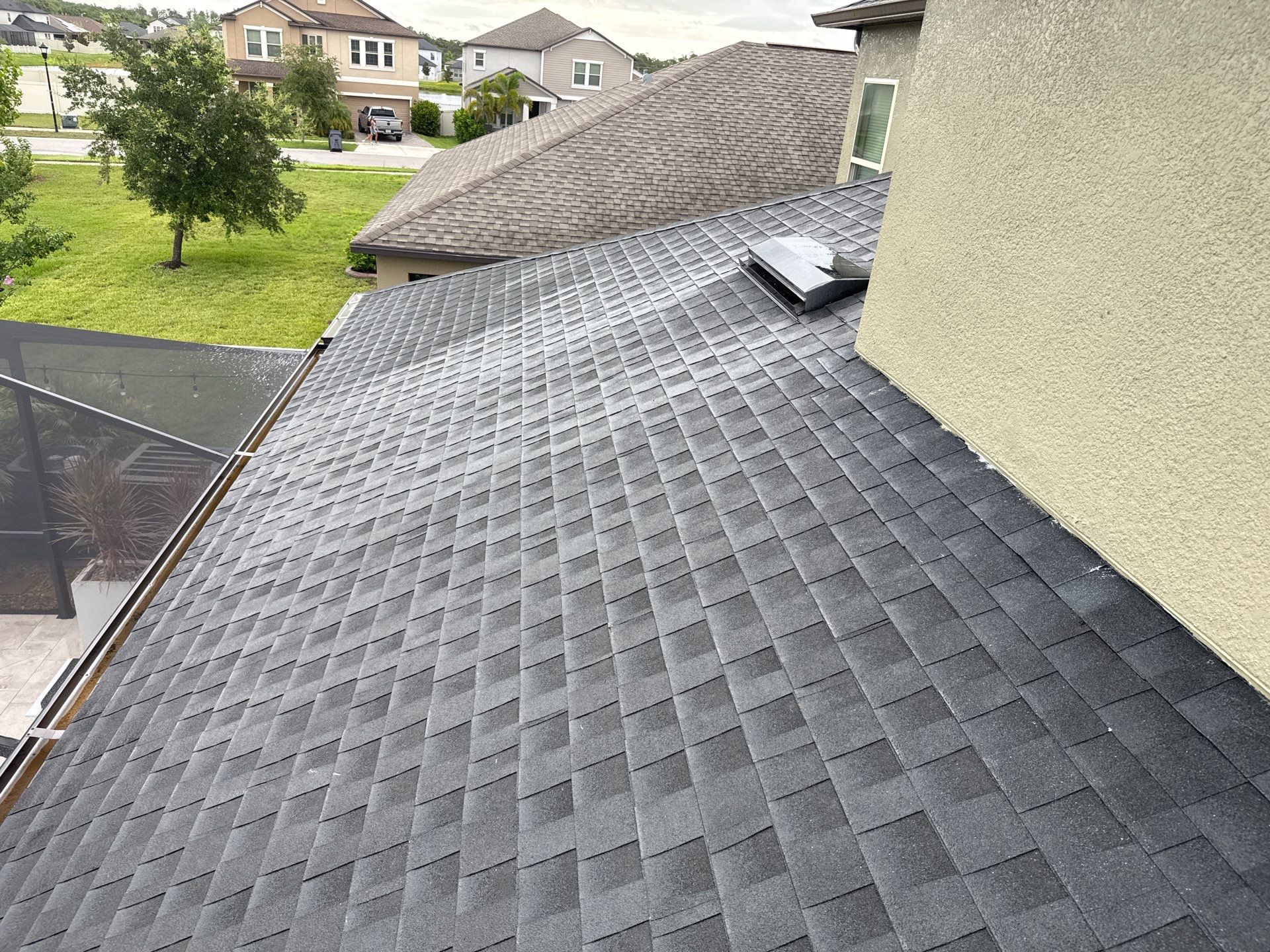 2-Story Asphalt Shingle Roof Cleaning & House Wash – Cypress Mill, Sun City Center, FL by Sunshine AquaWash