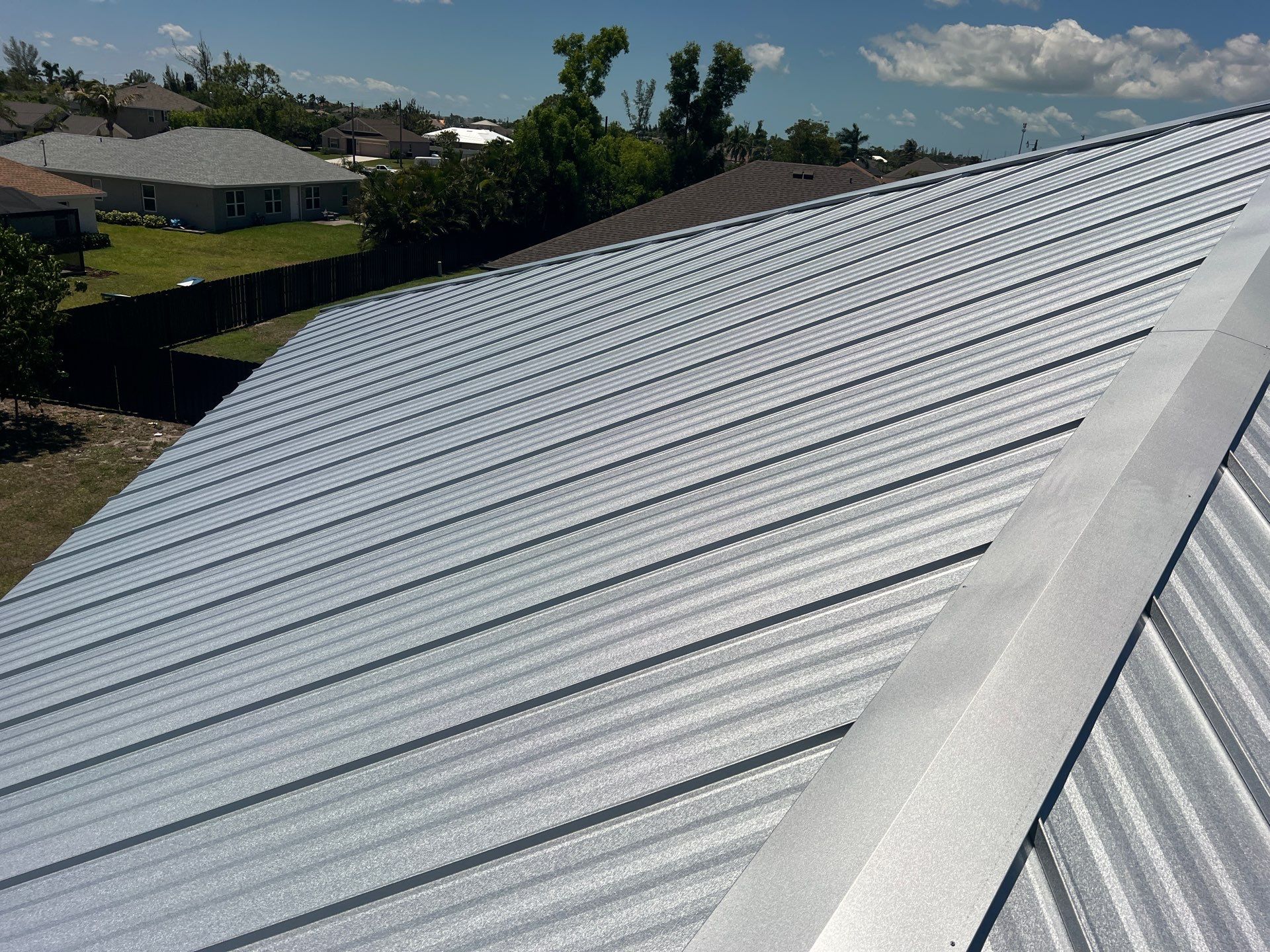 Residential Roofing Installation using Durabull Elite Seam System by Durabilis Roofing INC