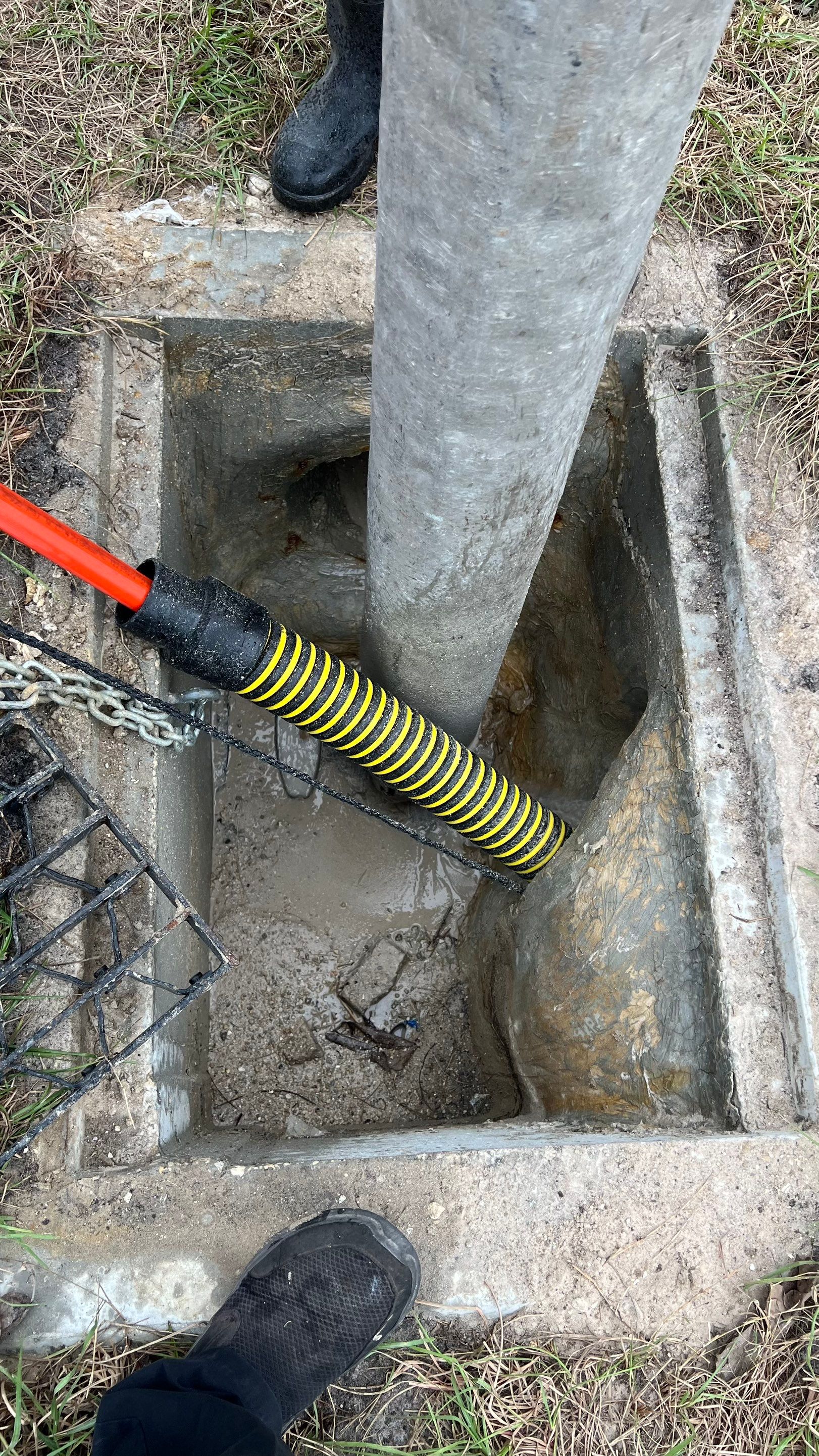 New Construction Storm Drain System Cleaning by APS Power & Water