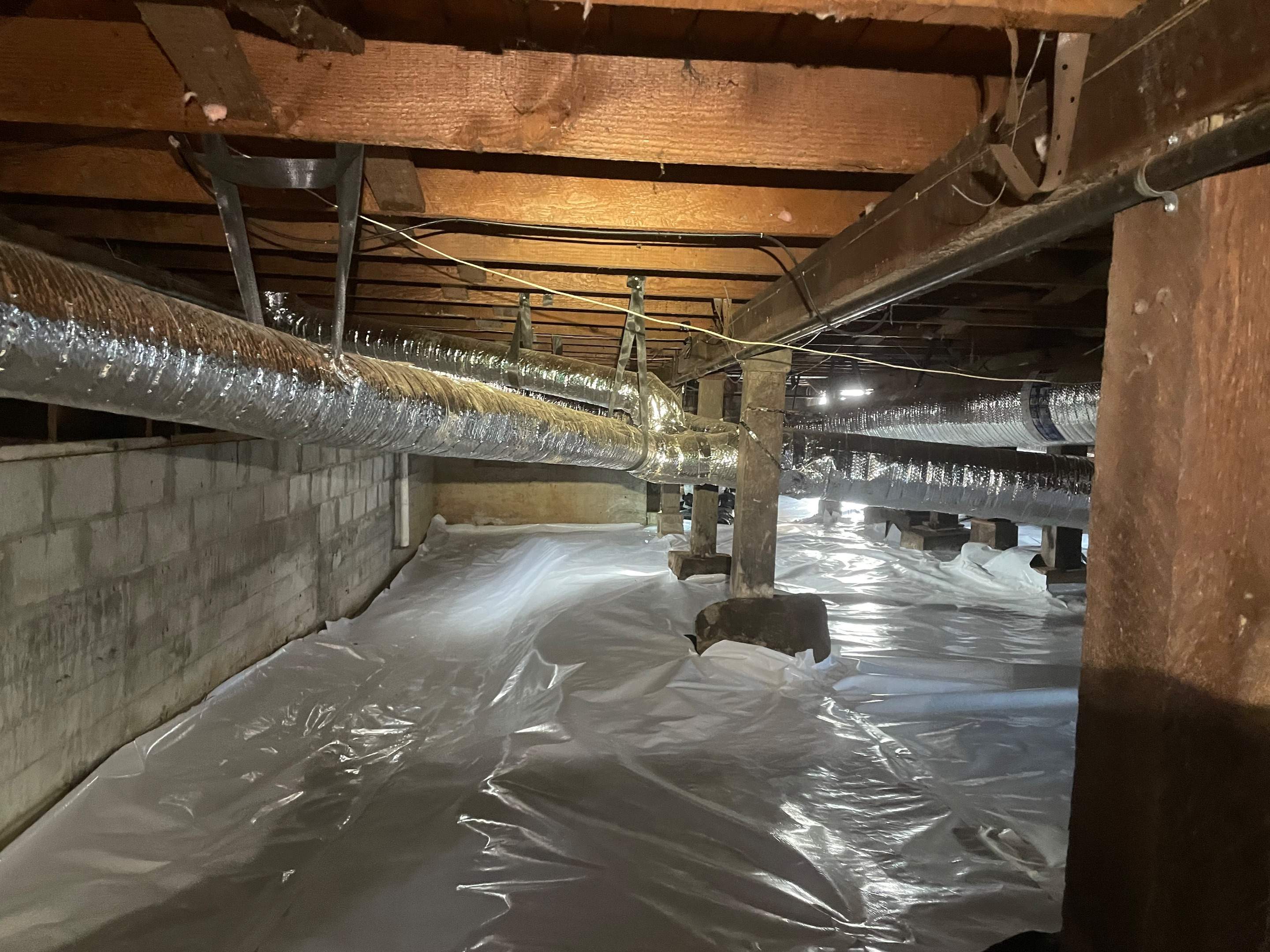 Crawlspace Transformation by Hausmeister Home Services INC
