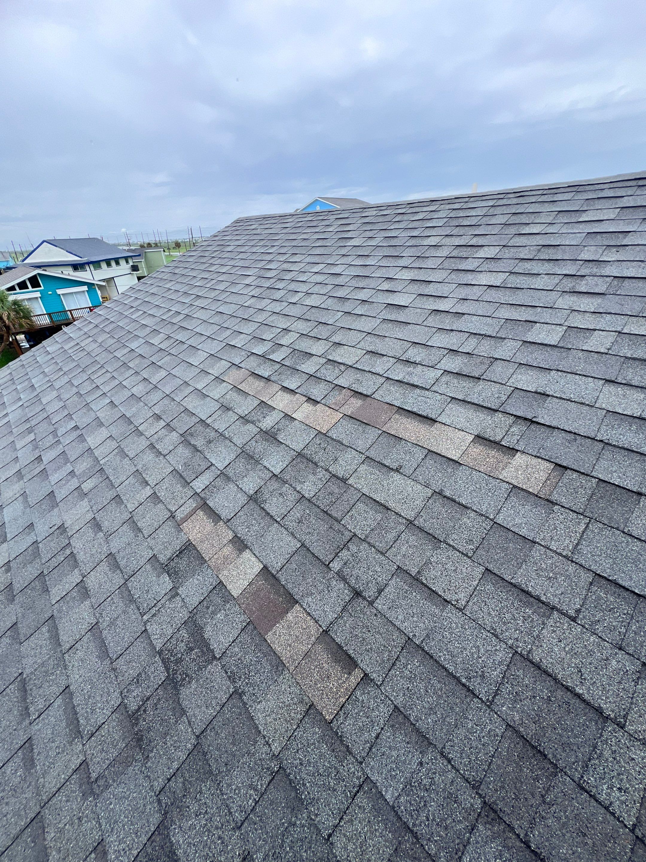 Hail Damage using Owen's Corning Duration (Lifetime) Shingles by Roof Repair Company