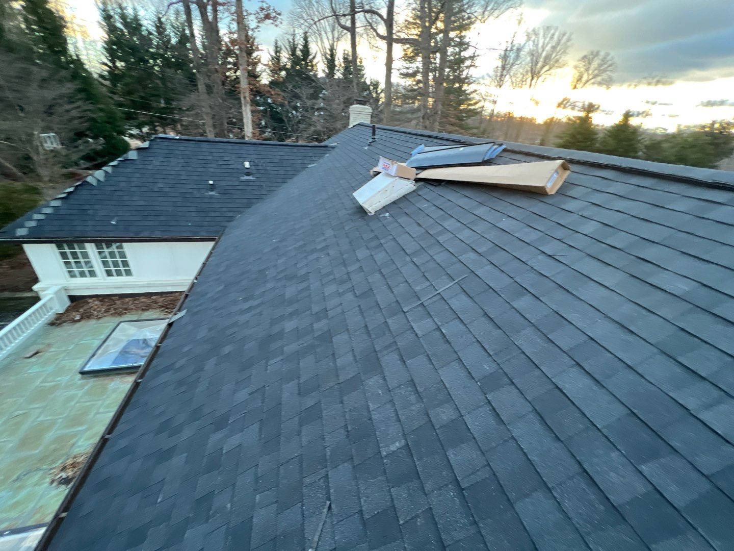 McLean: Certainteed Landmark Pro Designer Shingles in Max Def Charcoal Black by RM Banning, Inc.