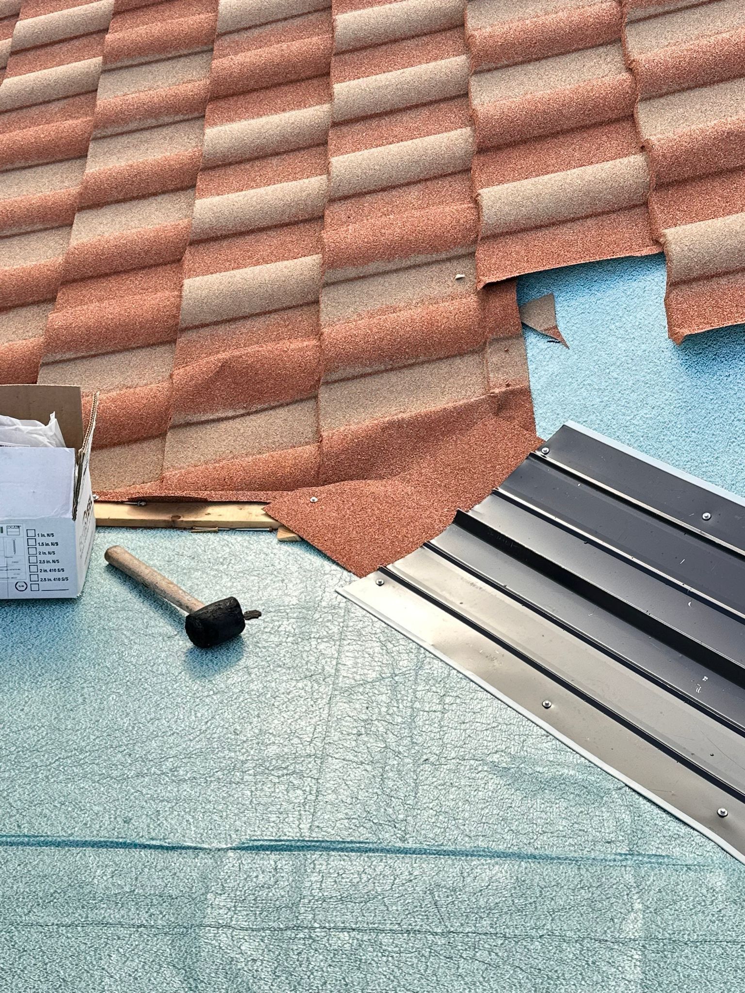 Residential Roofing Installation using Westlake (Boral) Stone Coated Steel by Four Peaks Roofing